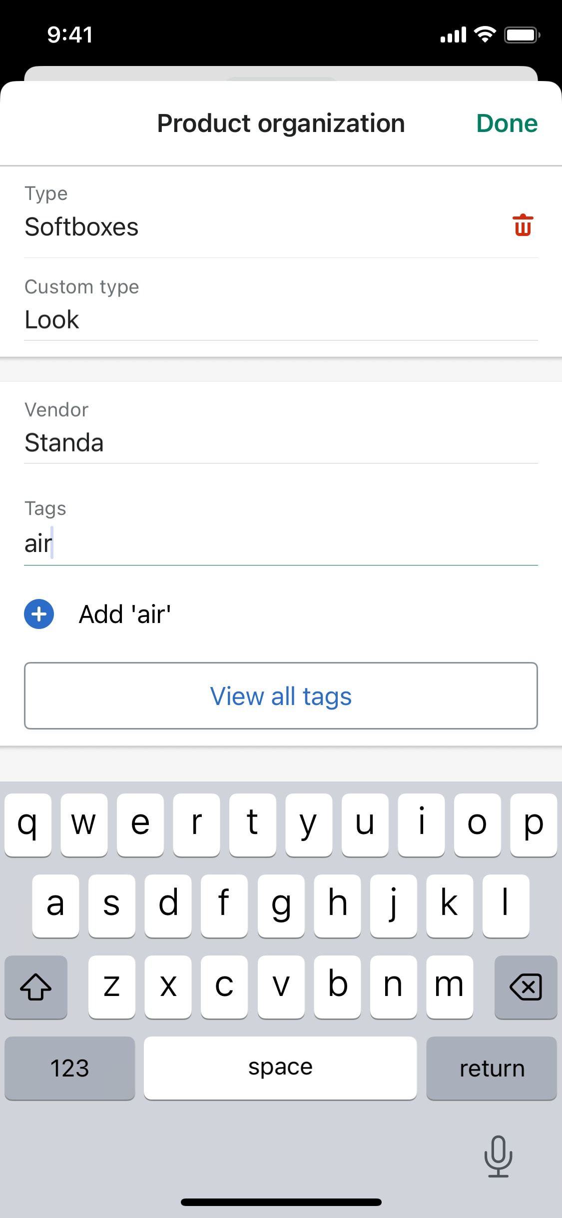 Shopify iOS screen 331