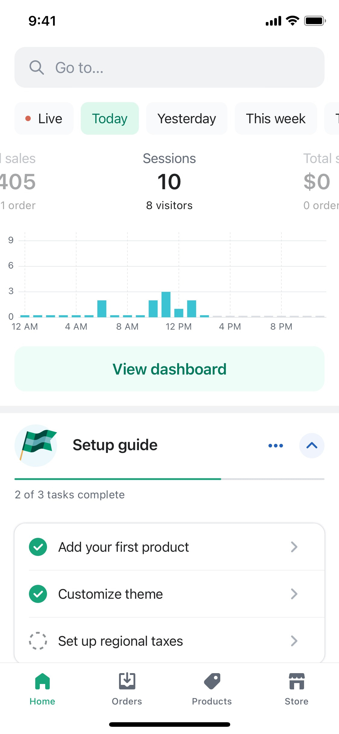 Shopify iOS screen 254