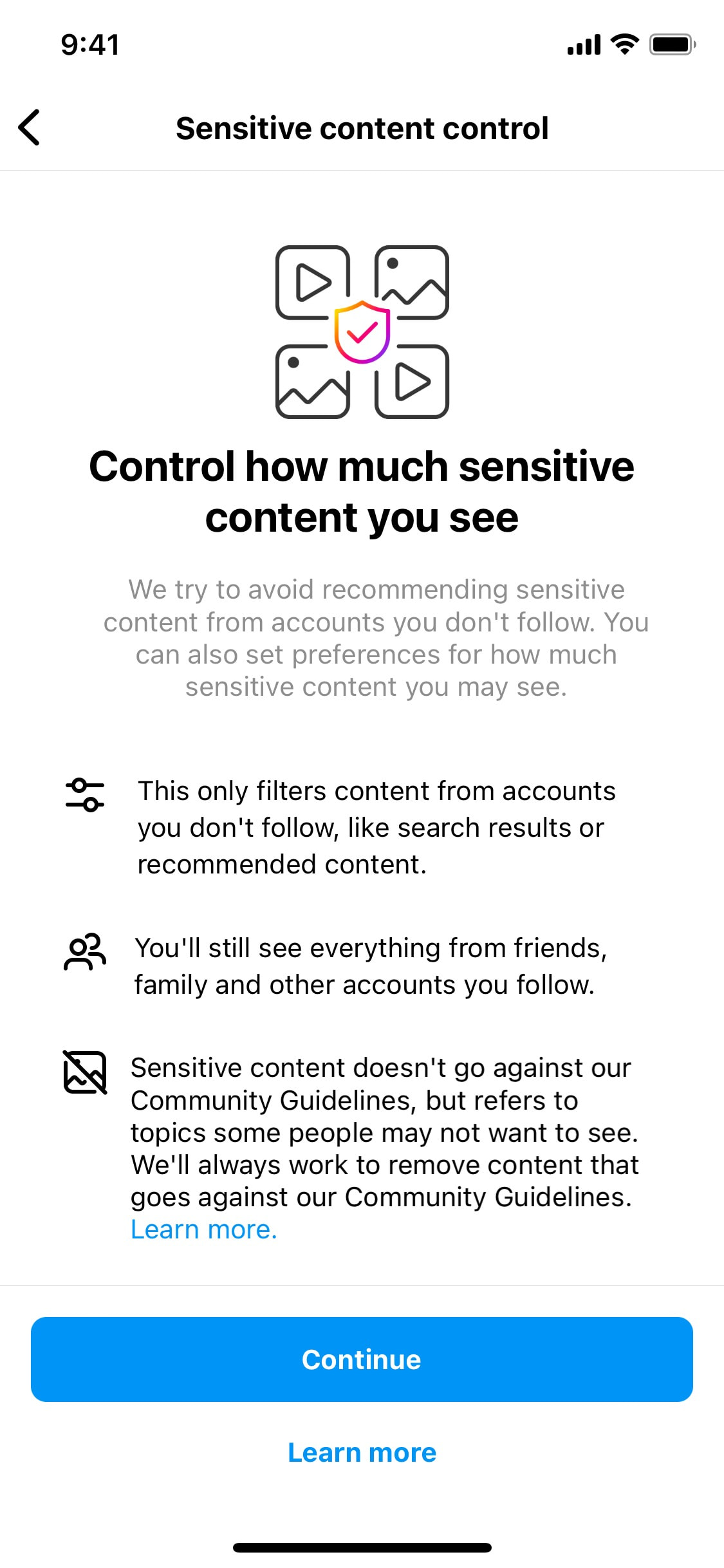 Instagram iOS screen 34