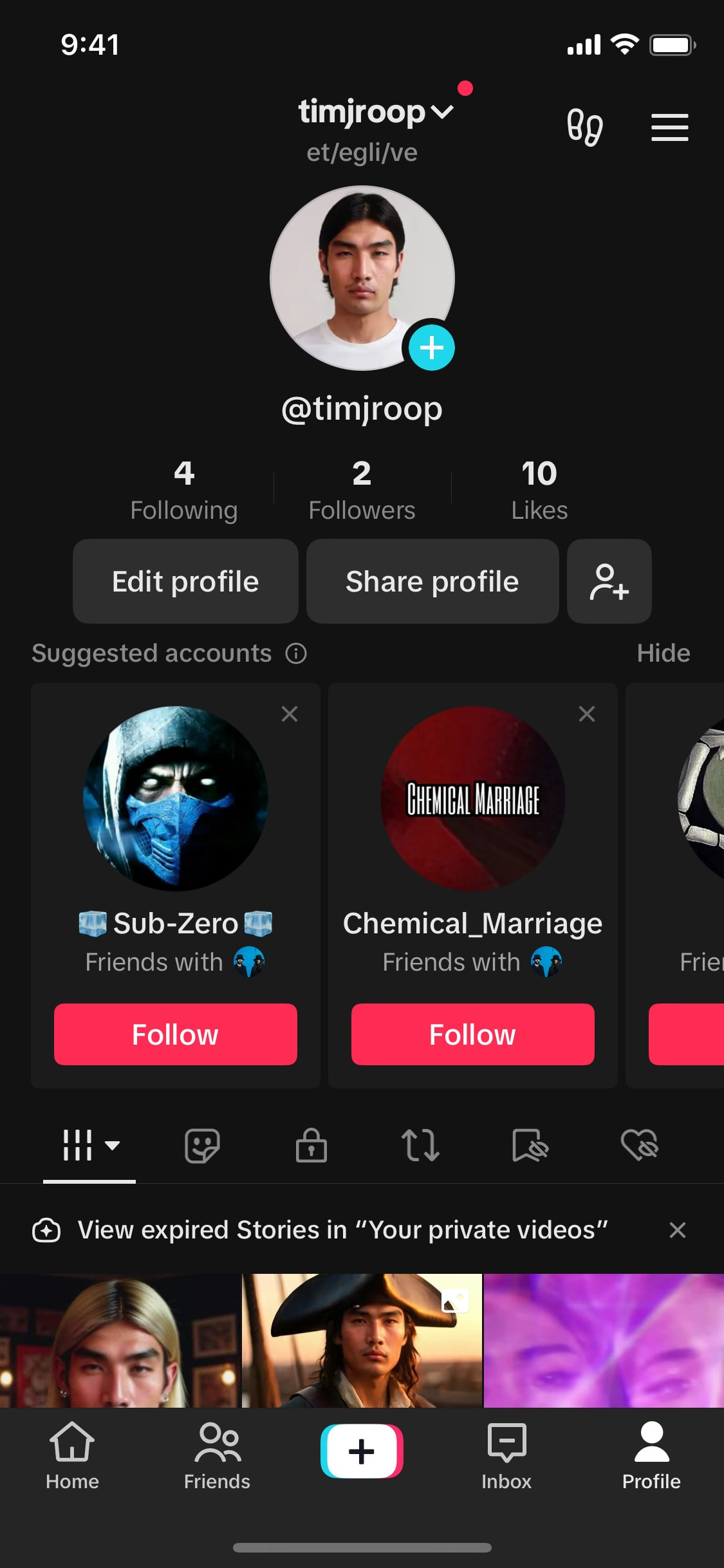 TikTok iOS screen 368