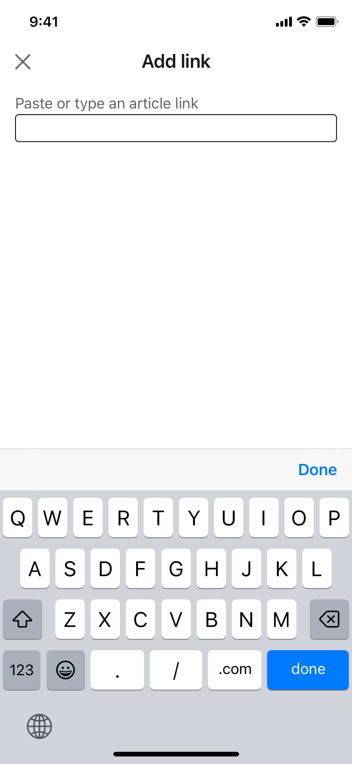 LinkedIn iOS screen 19