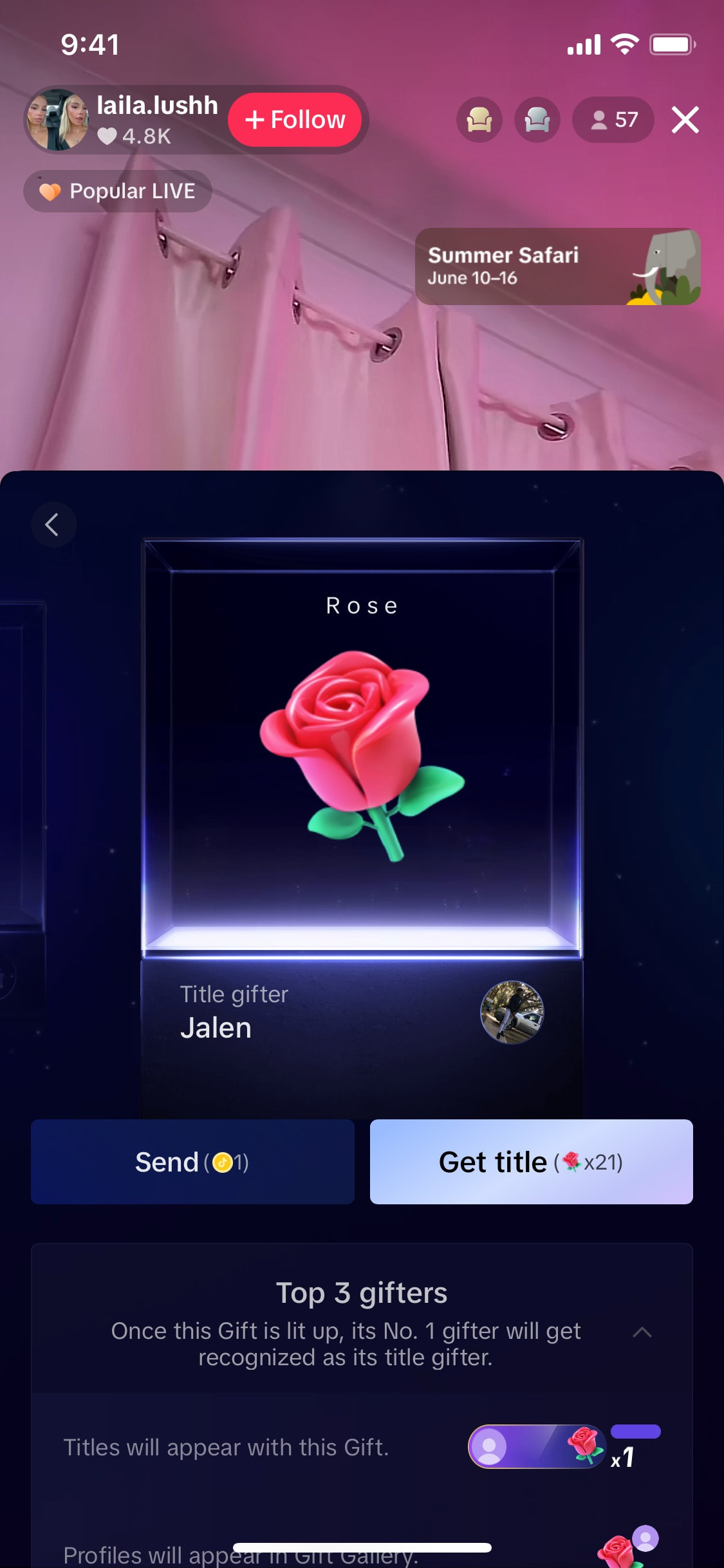 TikTok iOS screen 736