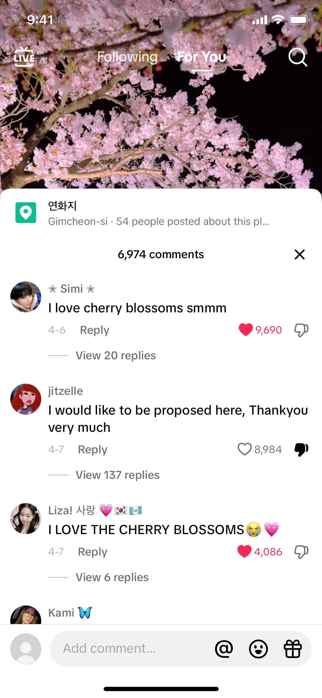 TikTok iOS screen 827