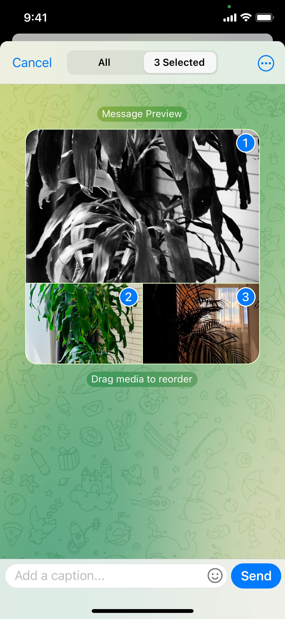 Telegram iOS screen 89