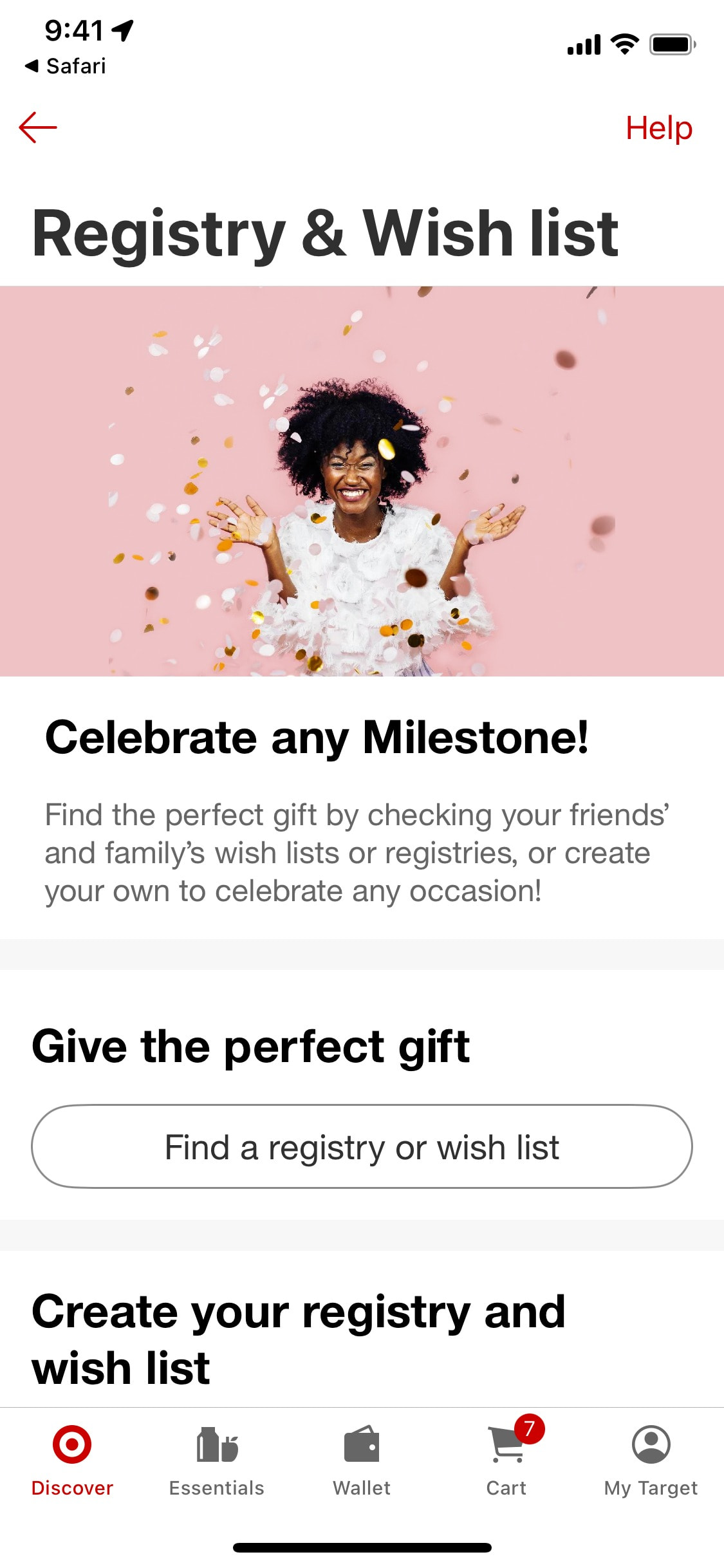 Target iOS screen 236