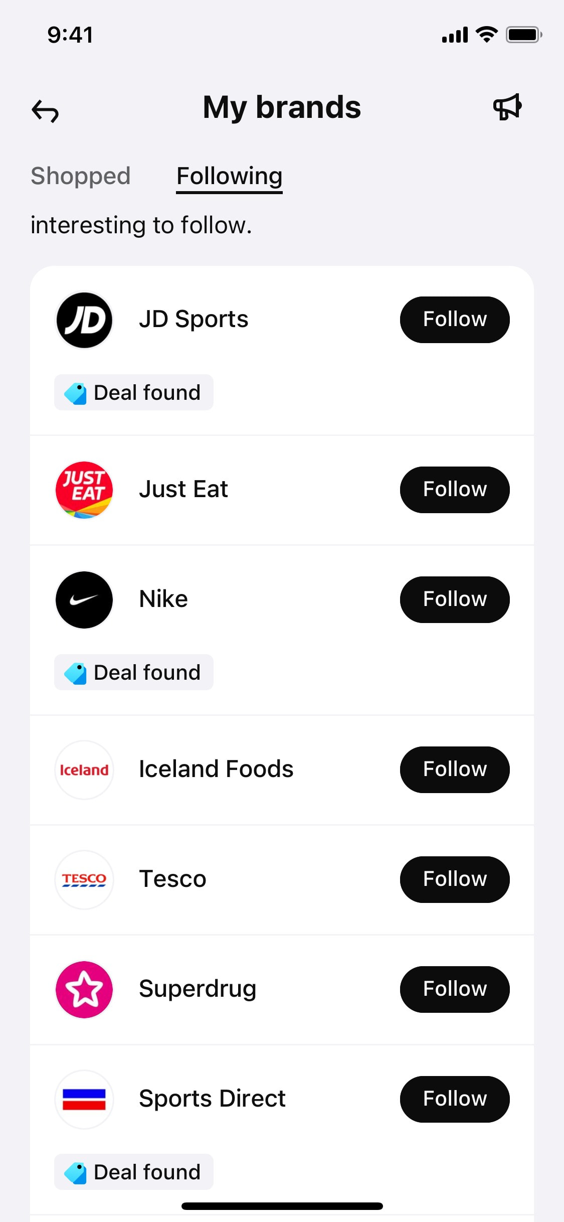 Klarna iOS screen 245