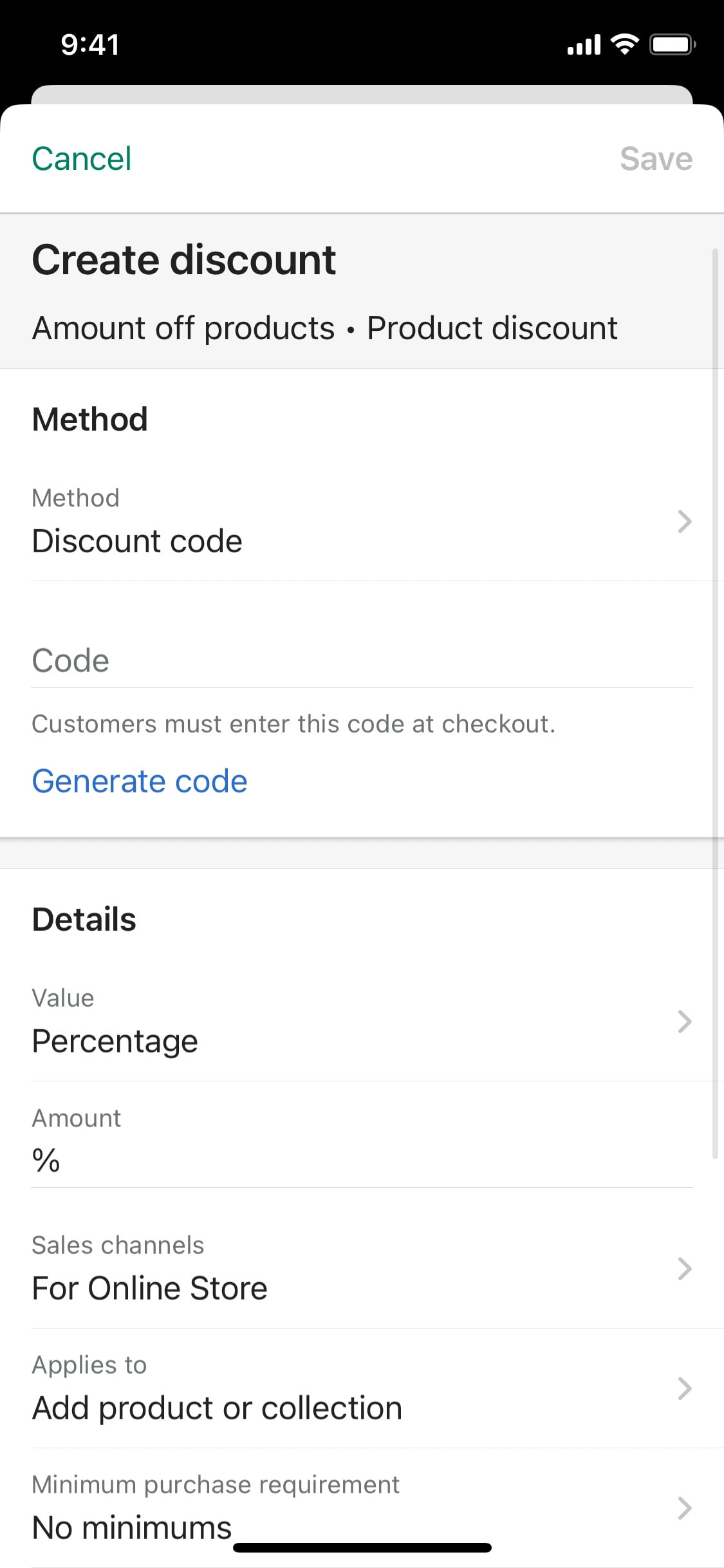 Shopify iOS screen 273