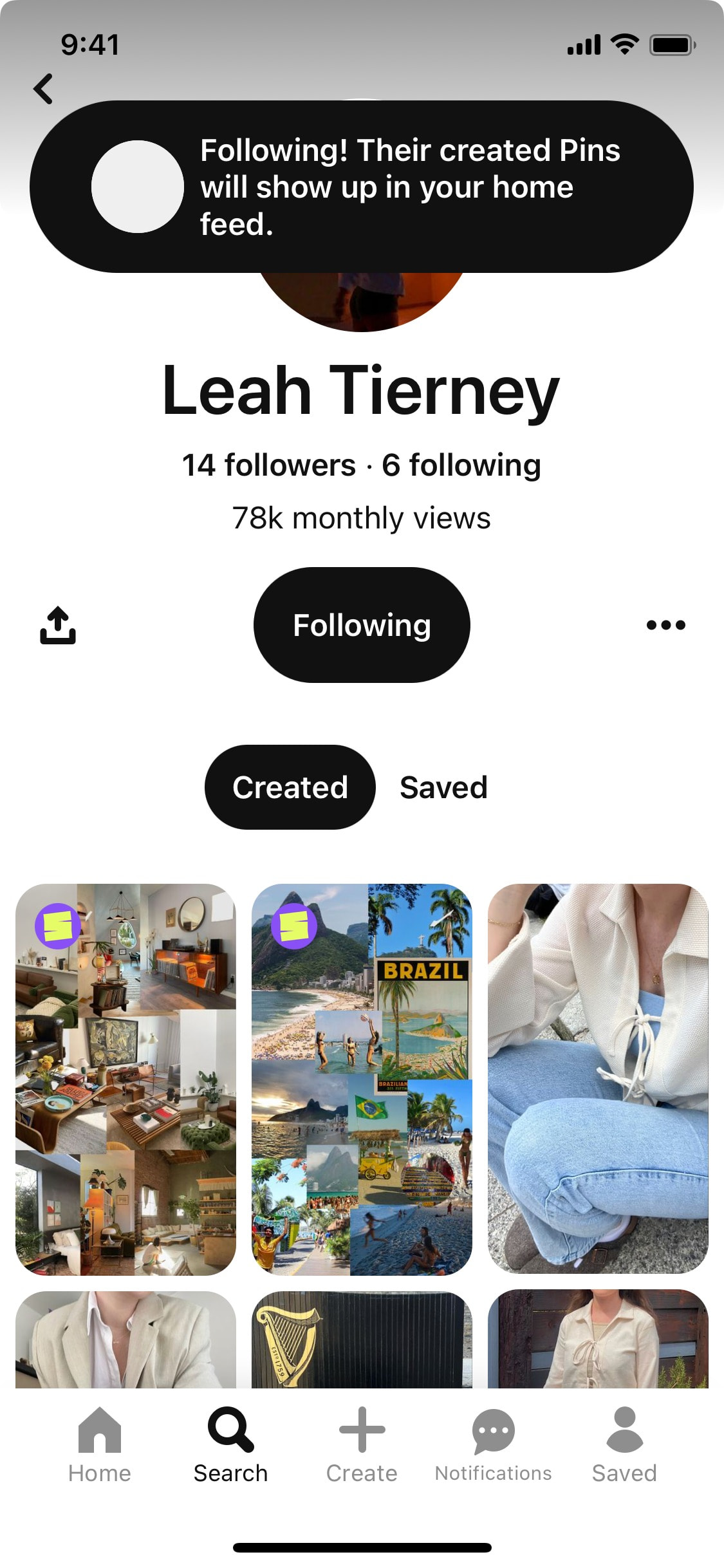 Pinterest iOS screen 191