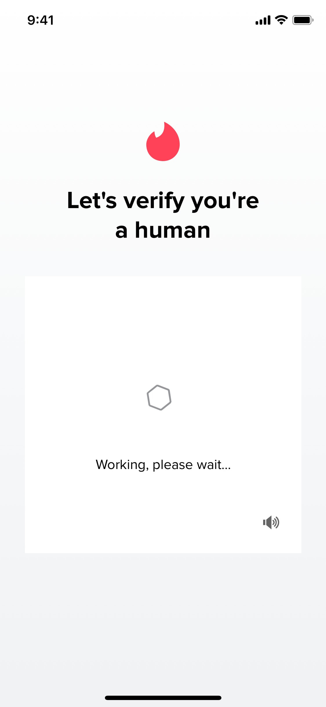 Tinder iOS screen 6