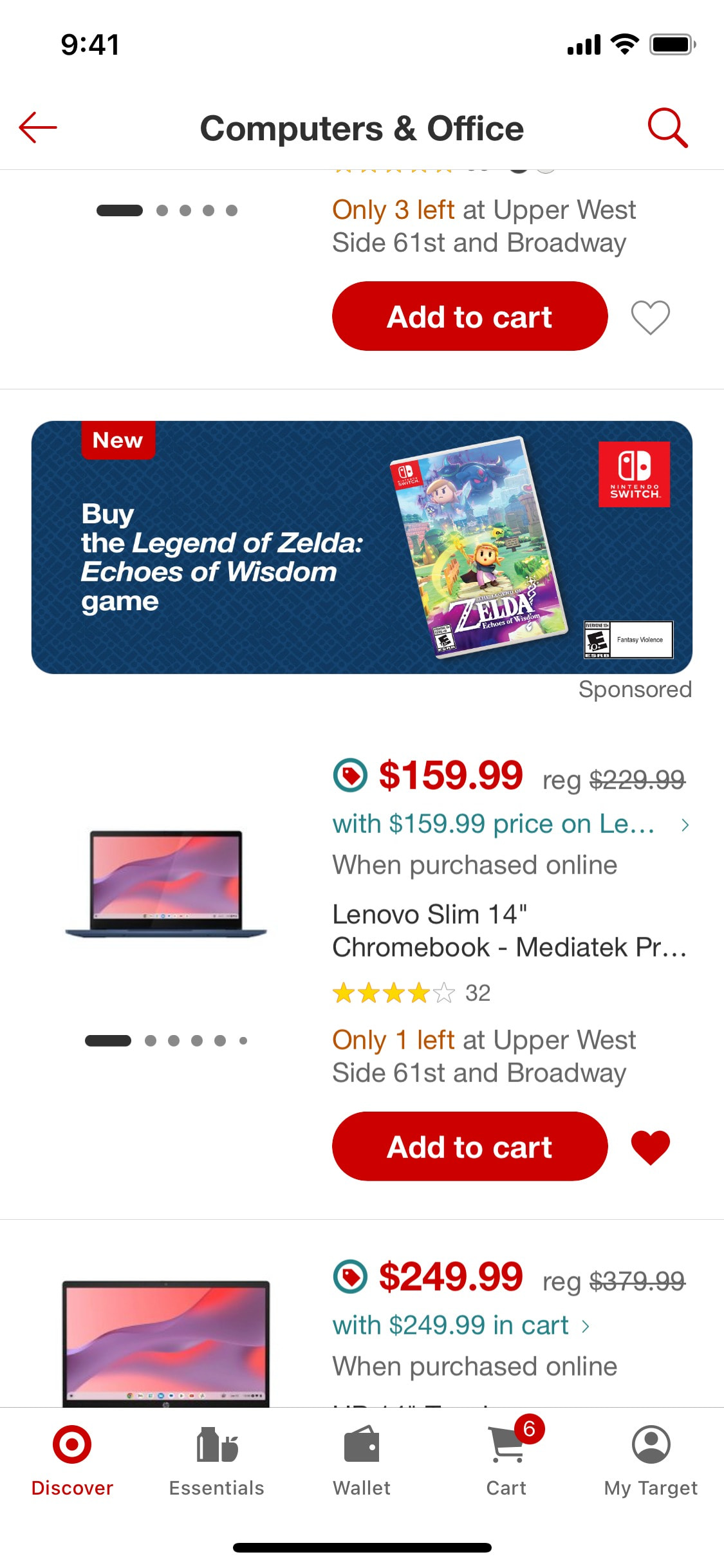 Target iOS screen 177