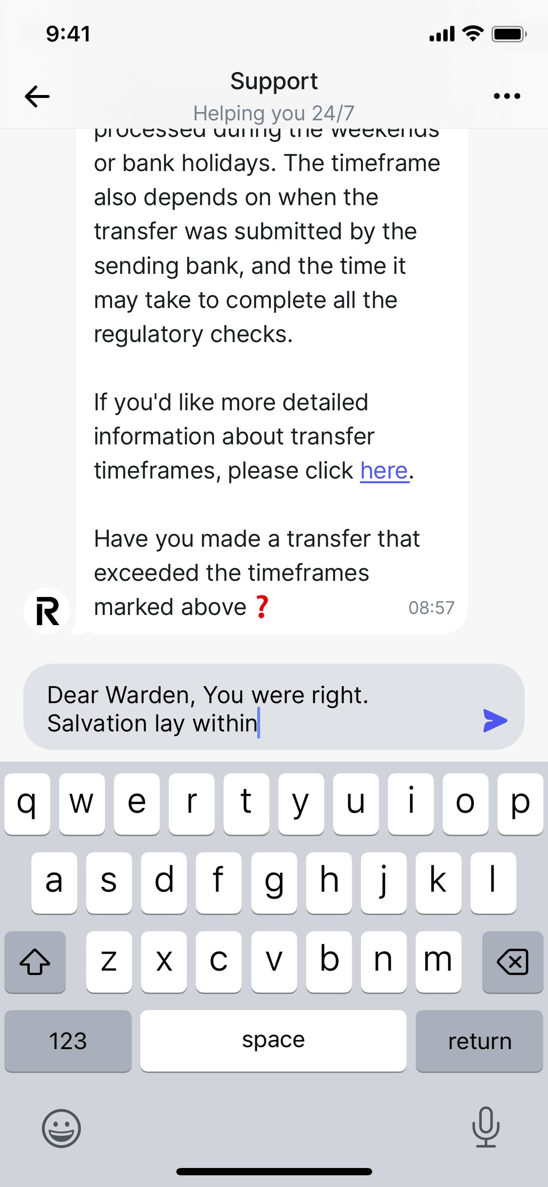 Revolut iOS screen 160