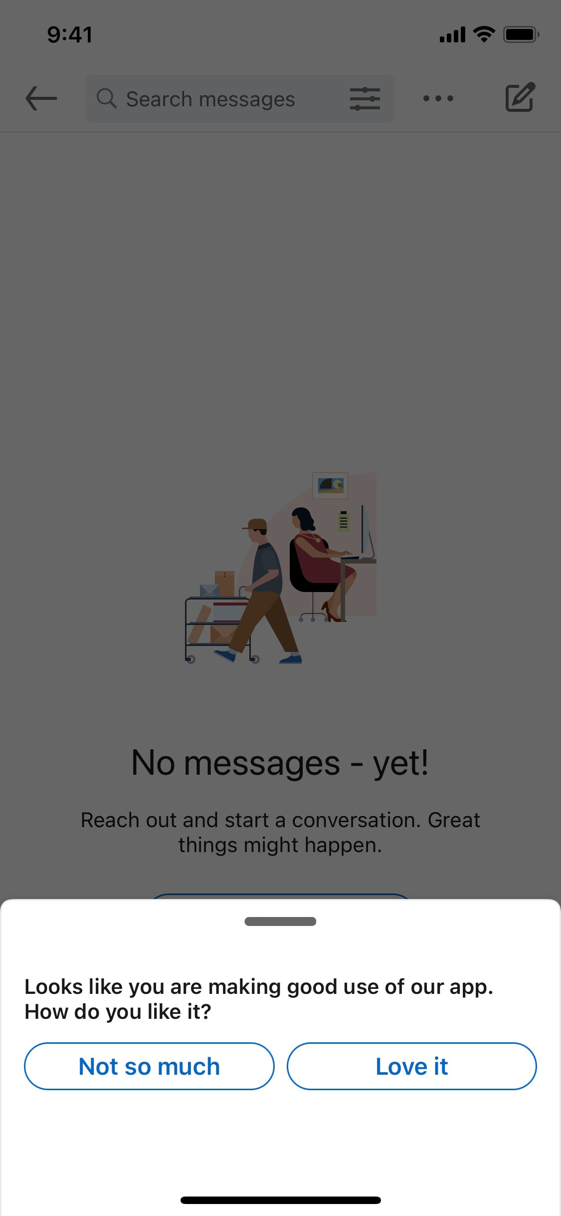 LinkedIn iOS screen 523