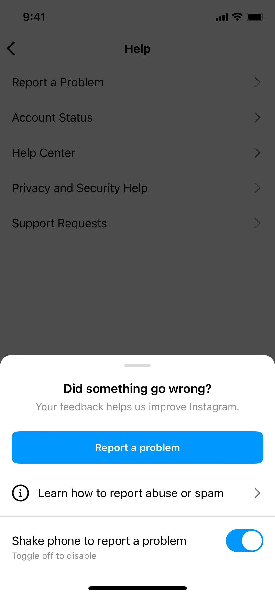 Instagram iOS screen 857