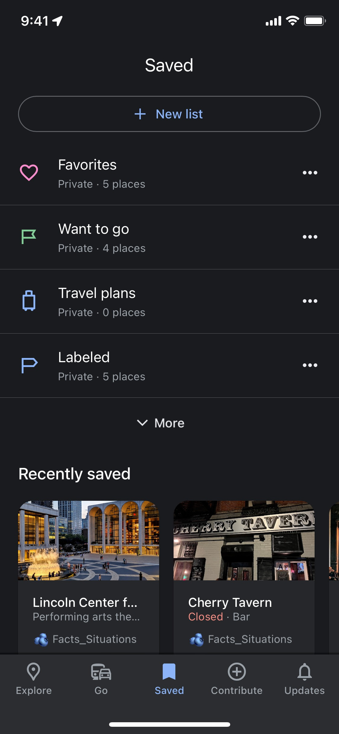 Google Maps iOS screen 355