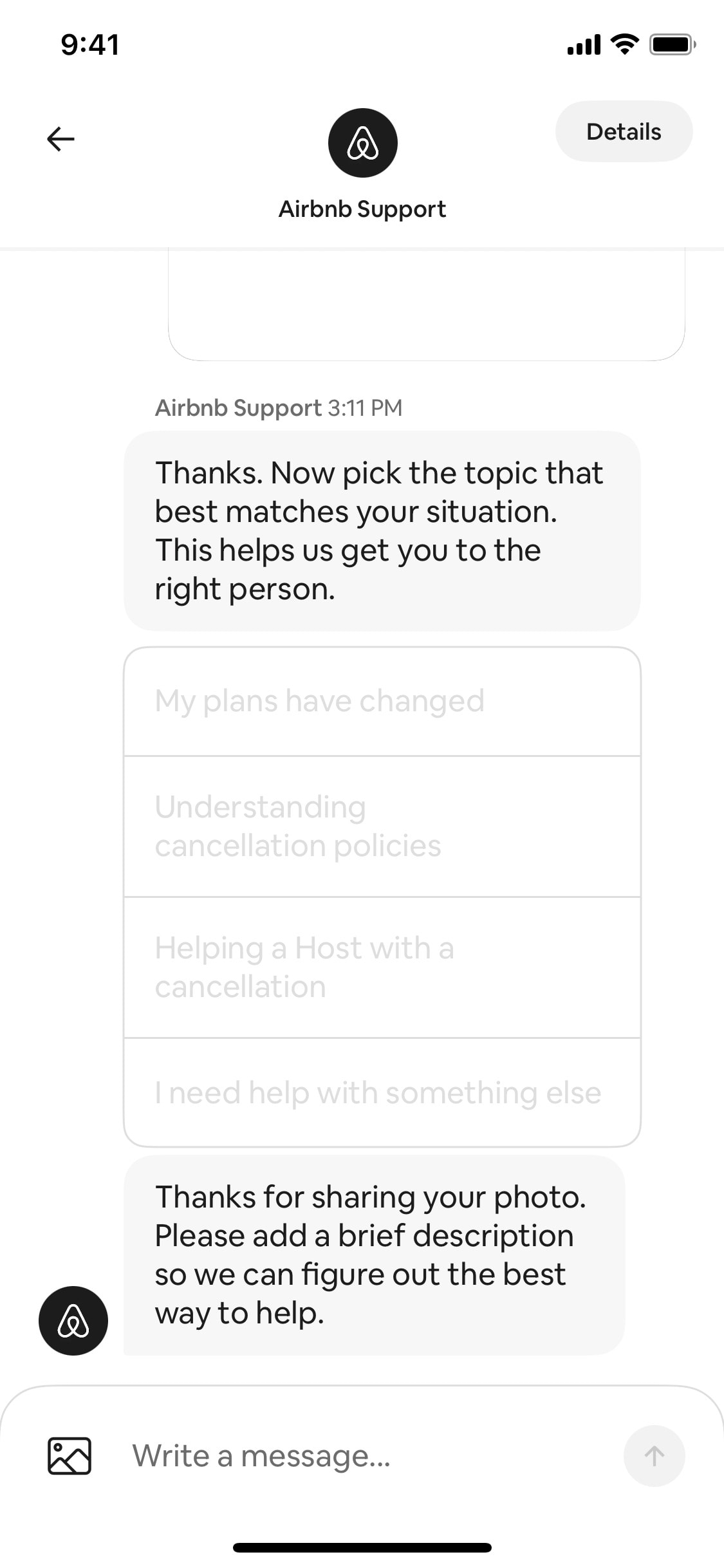Airbnb iOS screen 334