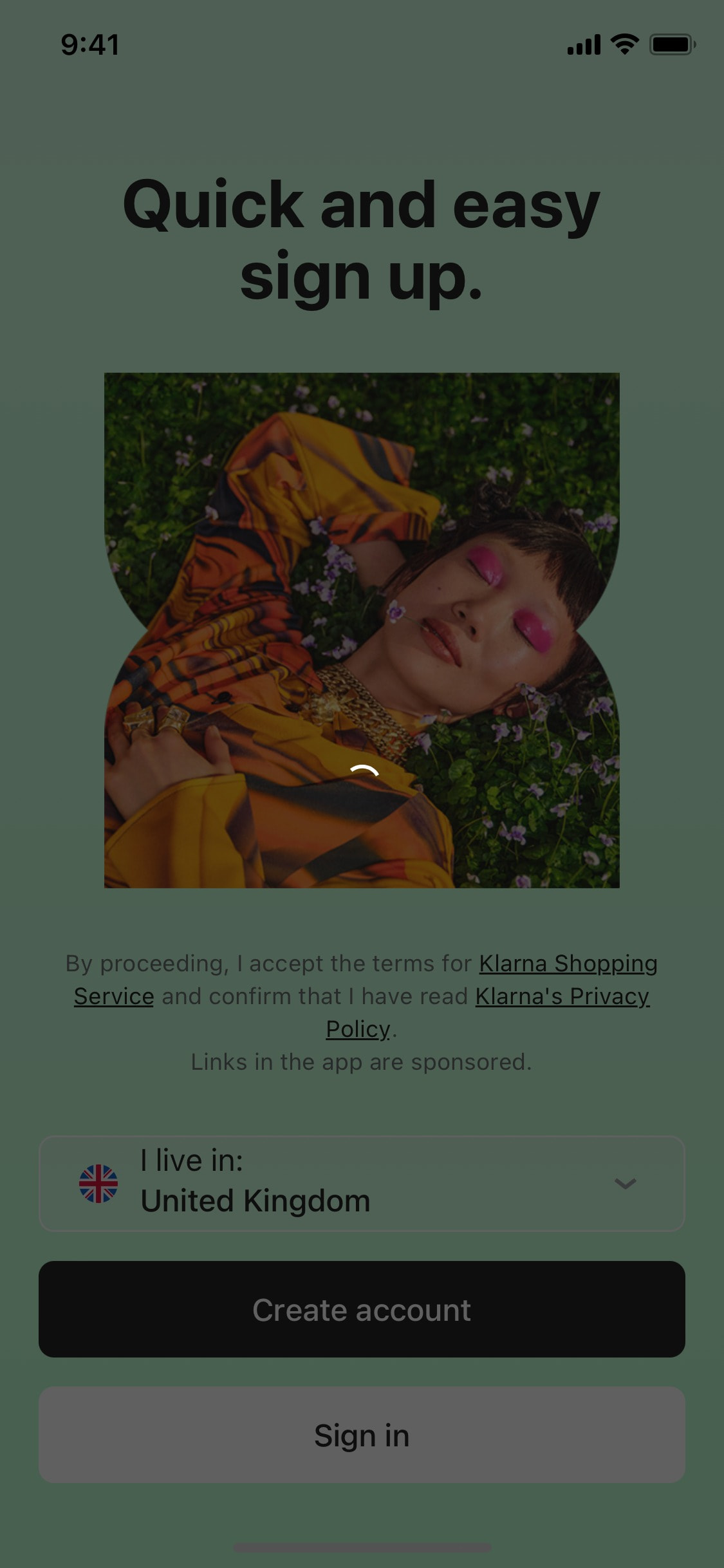 Klarna iOS screen 147