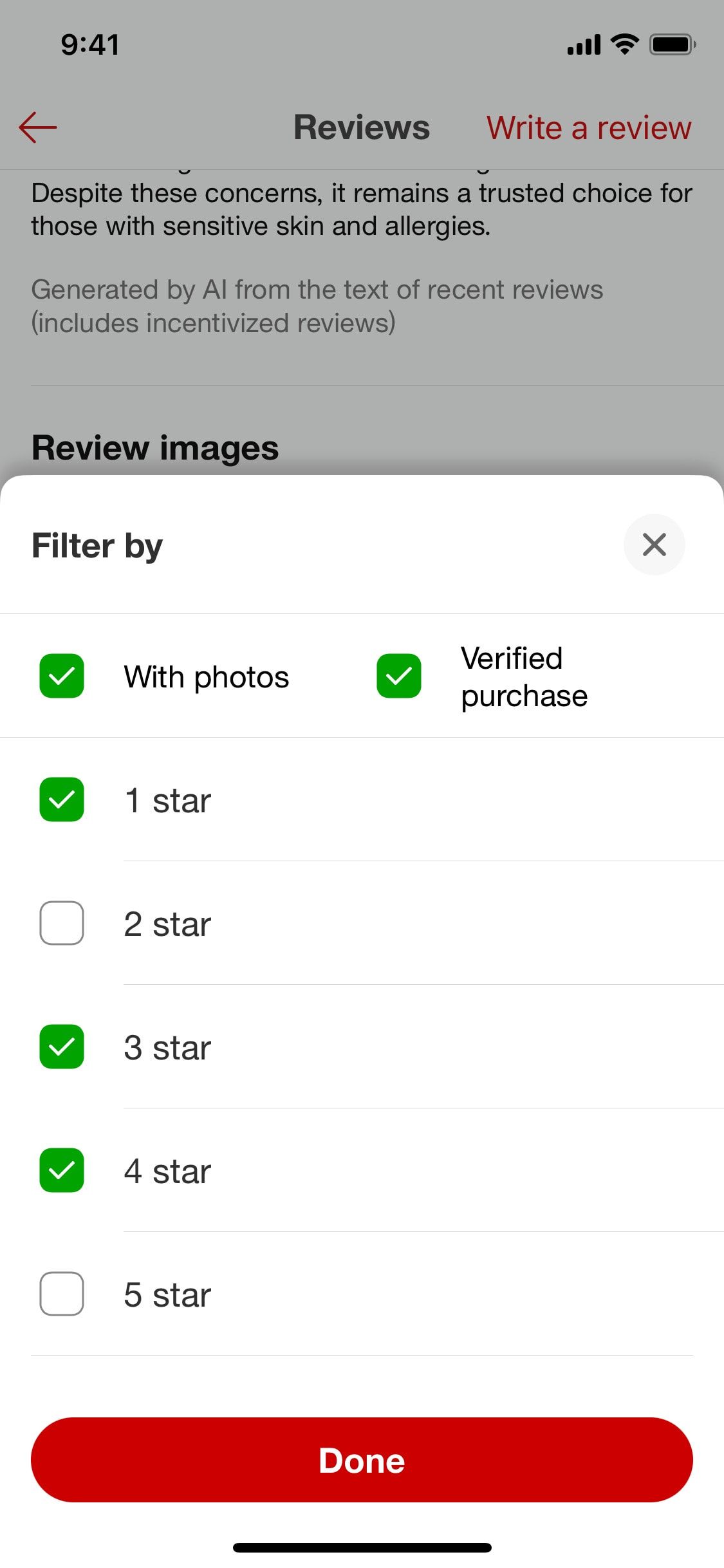 Target iOS screen 758