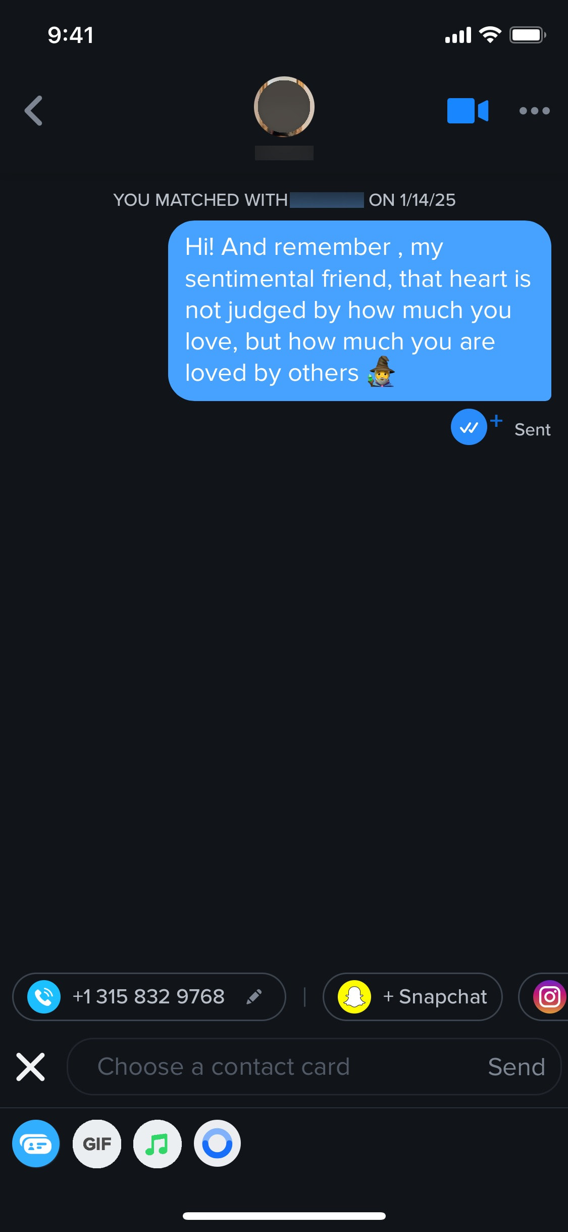 Tinder iOS screen 336