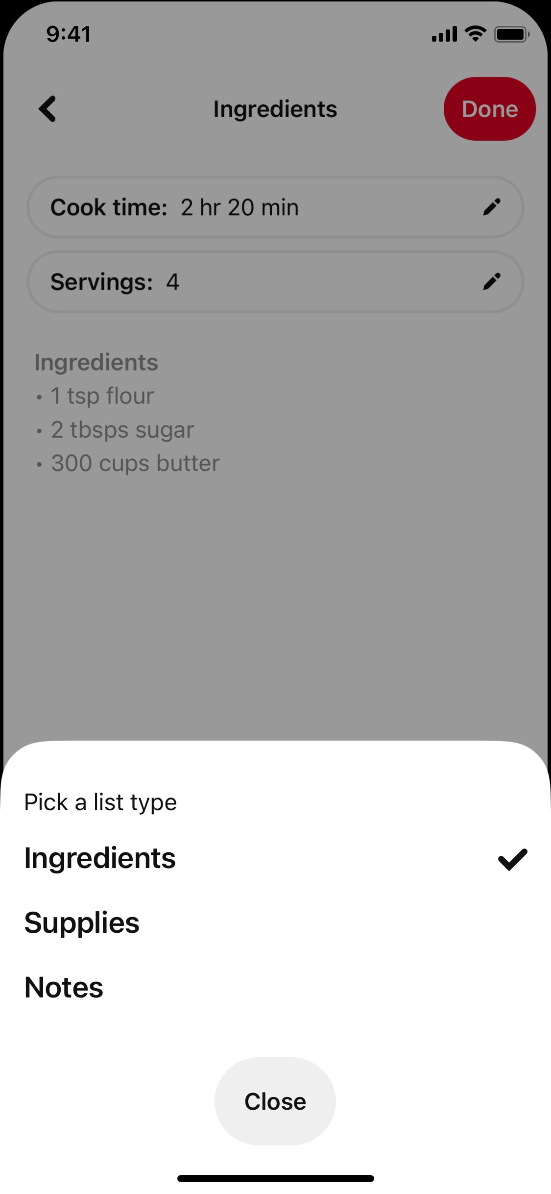 Pinterest iOS screen 379