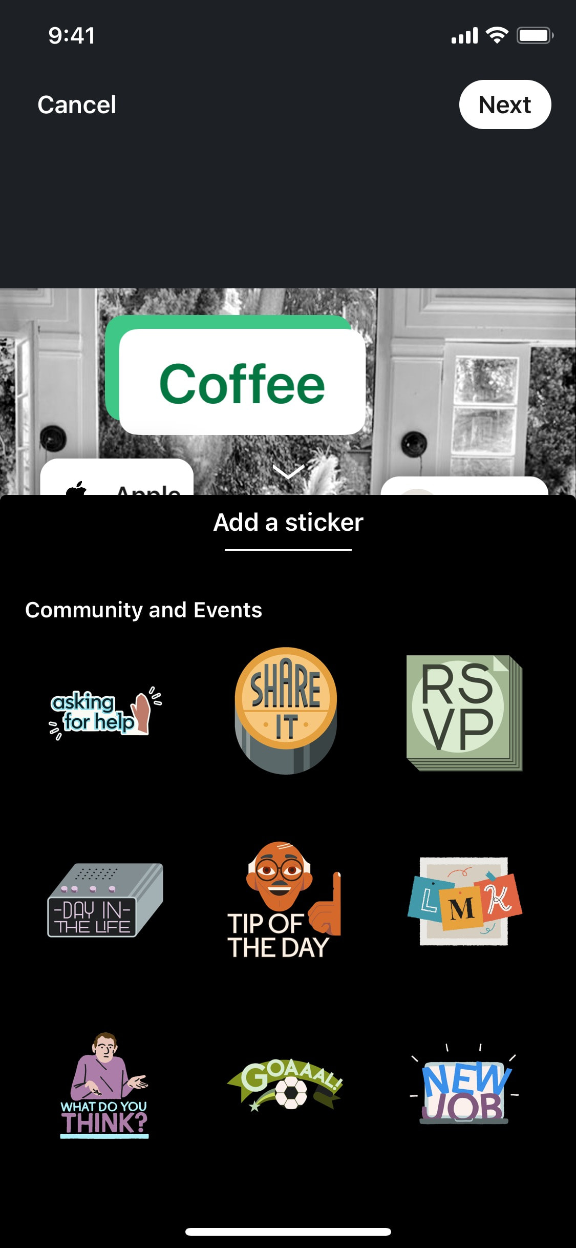 LinkedIn iOS screen 319