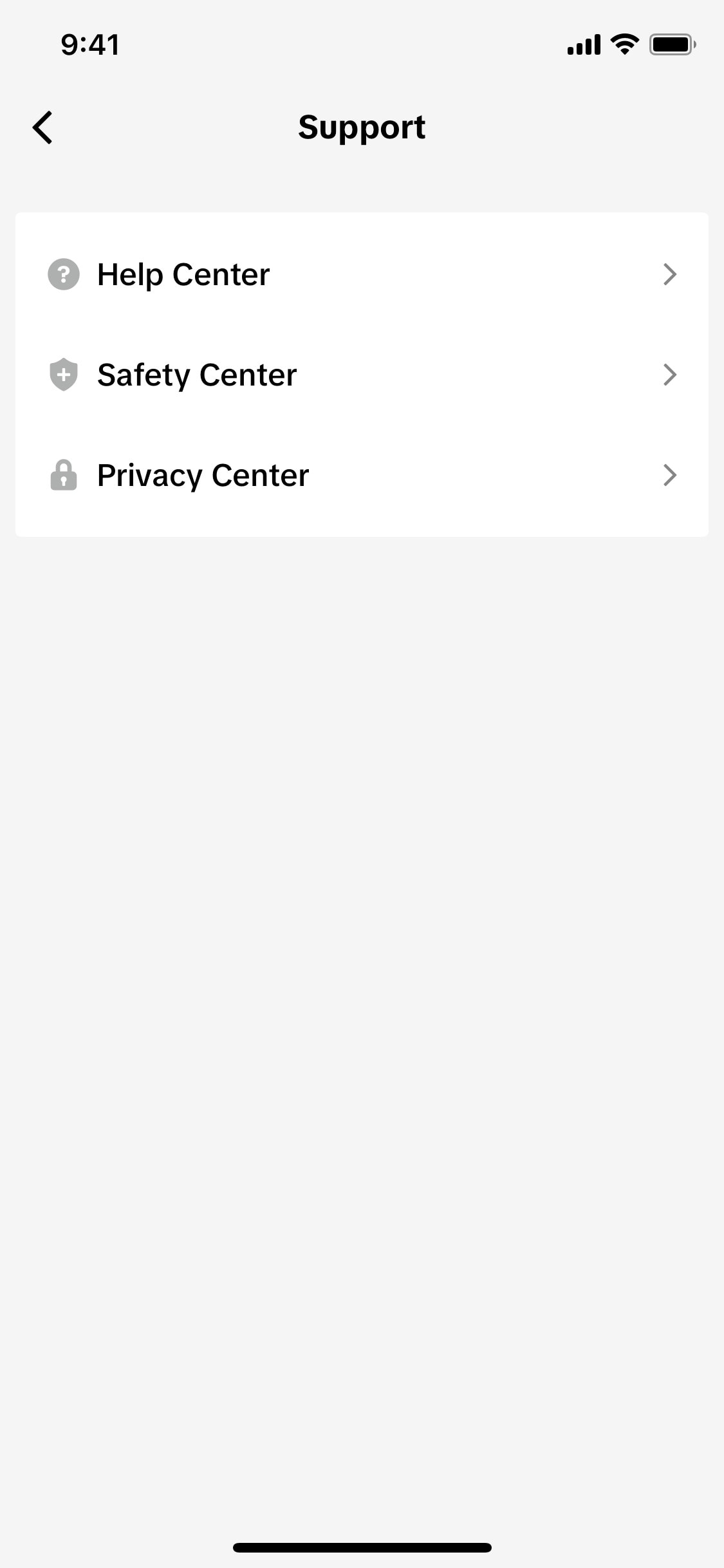 TikTok iOS screen 694