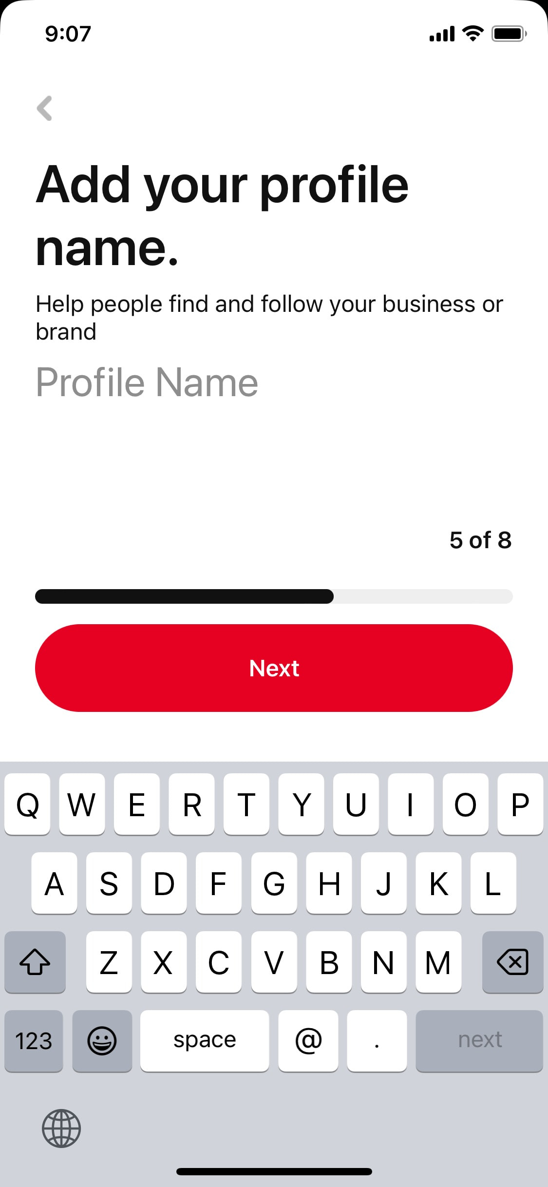 Pinterest iOS screen 141