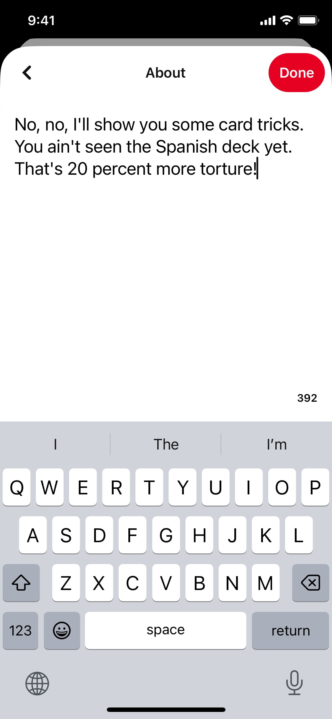 Pinterest iOS screen 297