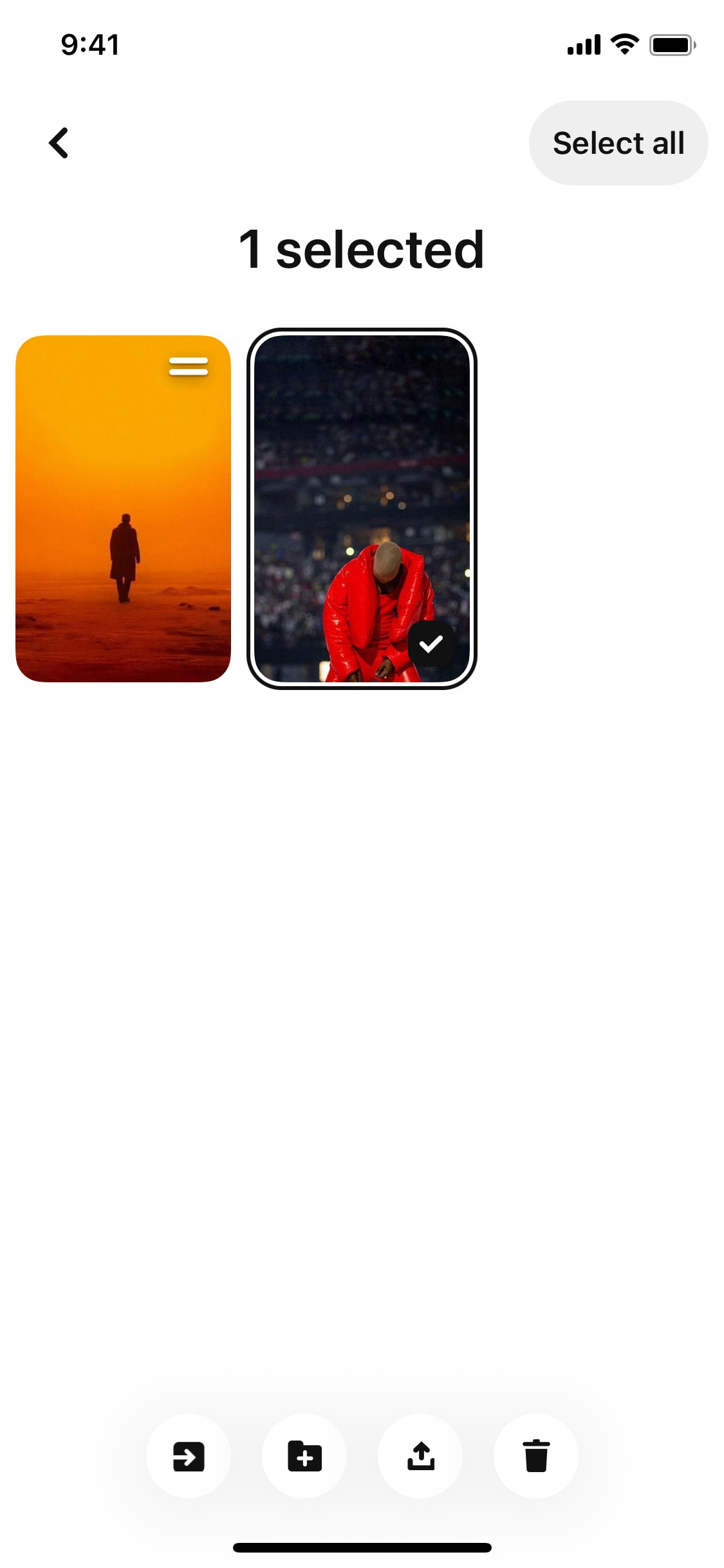 Pinterest iOS screen 345