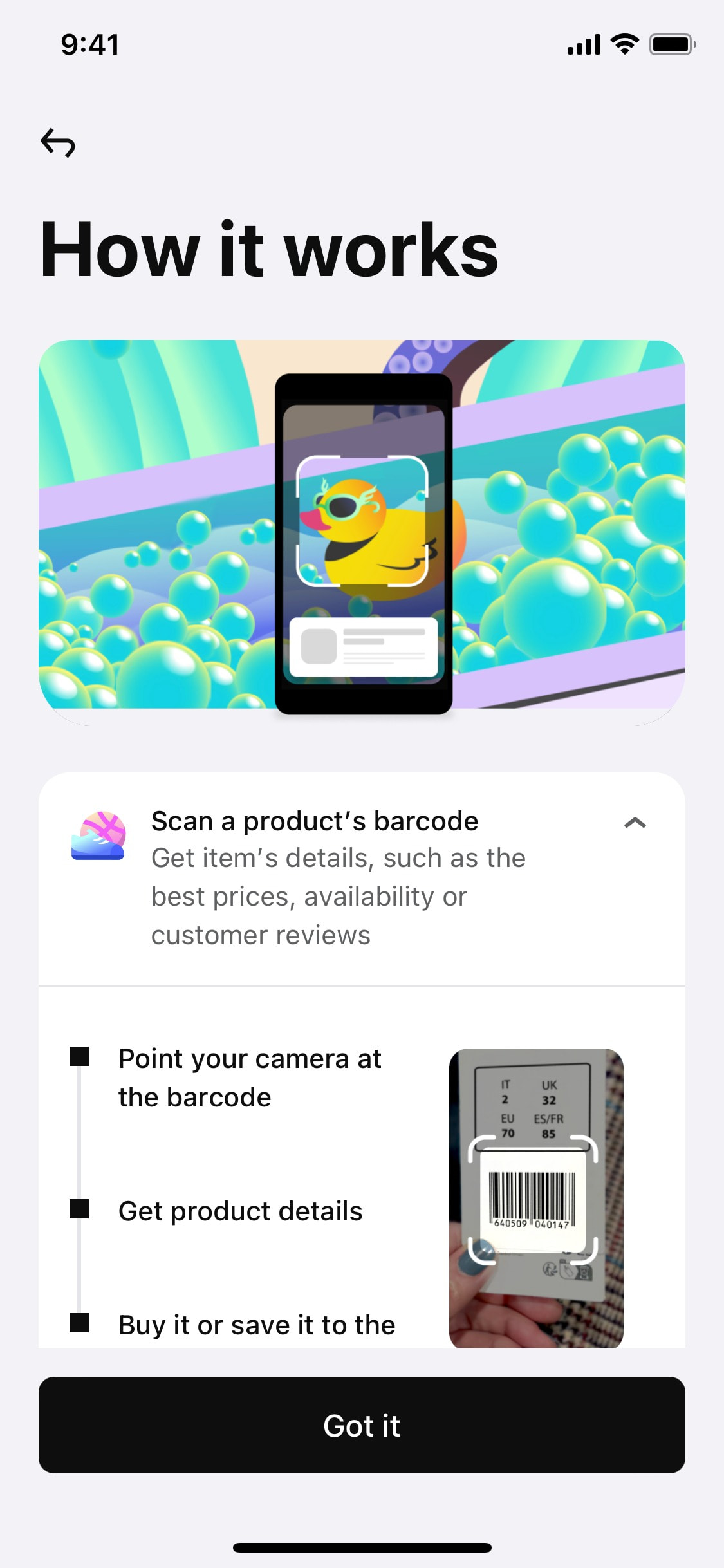 Klarna iOS screen 235
