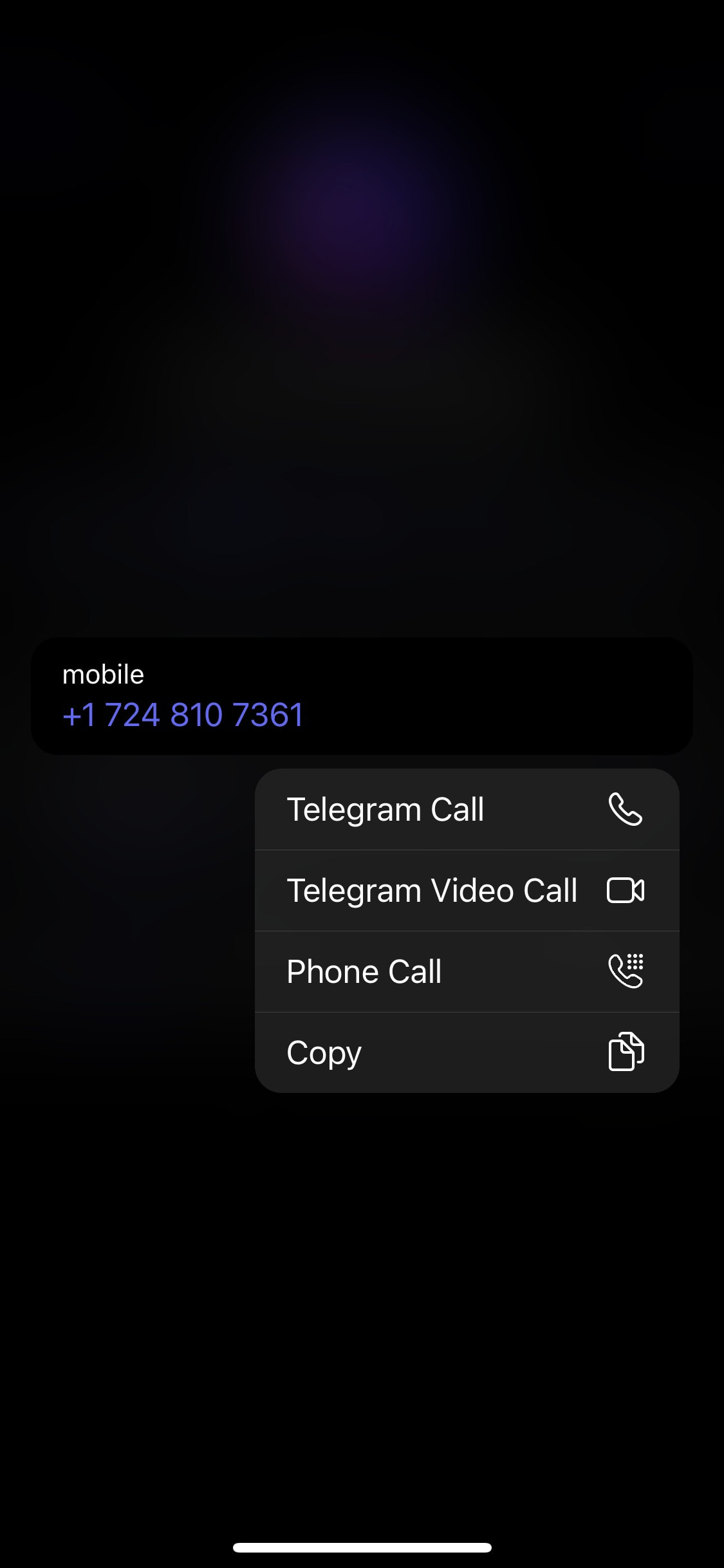 Telegram iOS screen 883