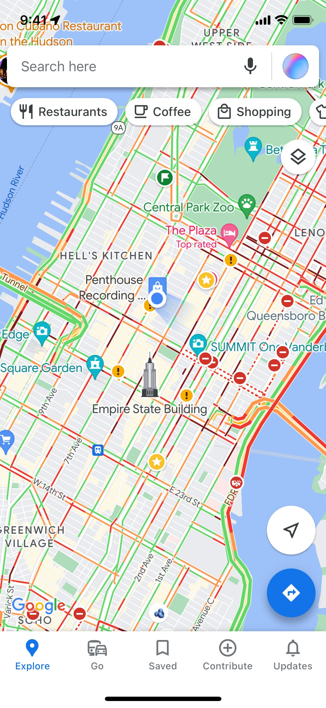 Google Maps iOS screen 60