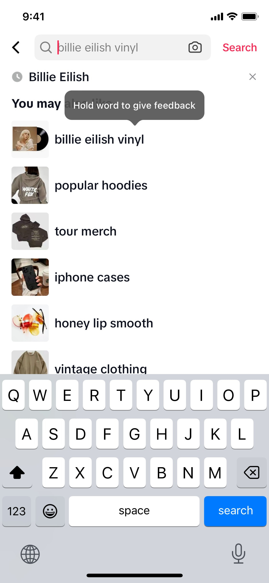 TikTok iOS screen 621