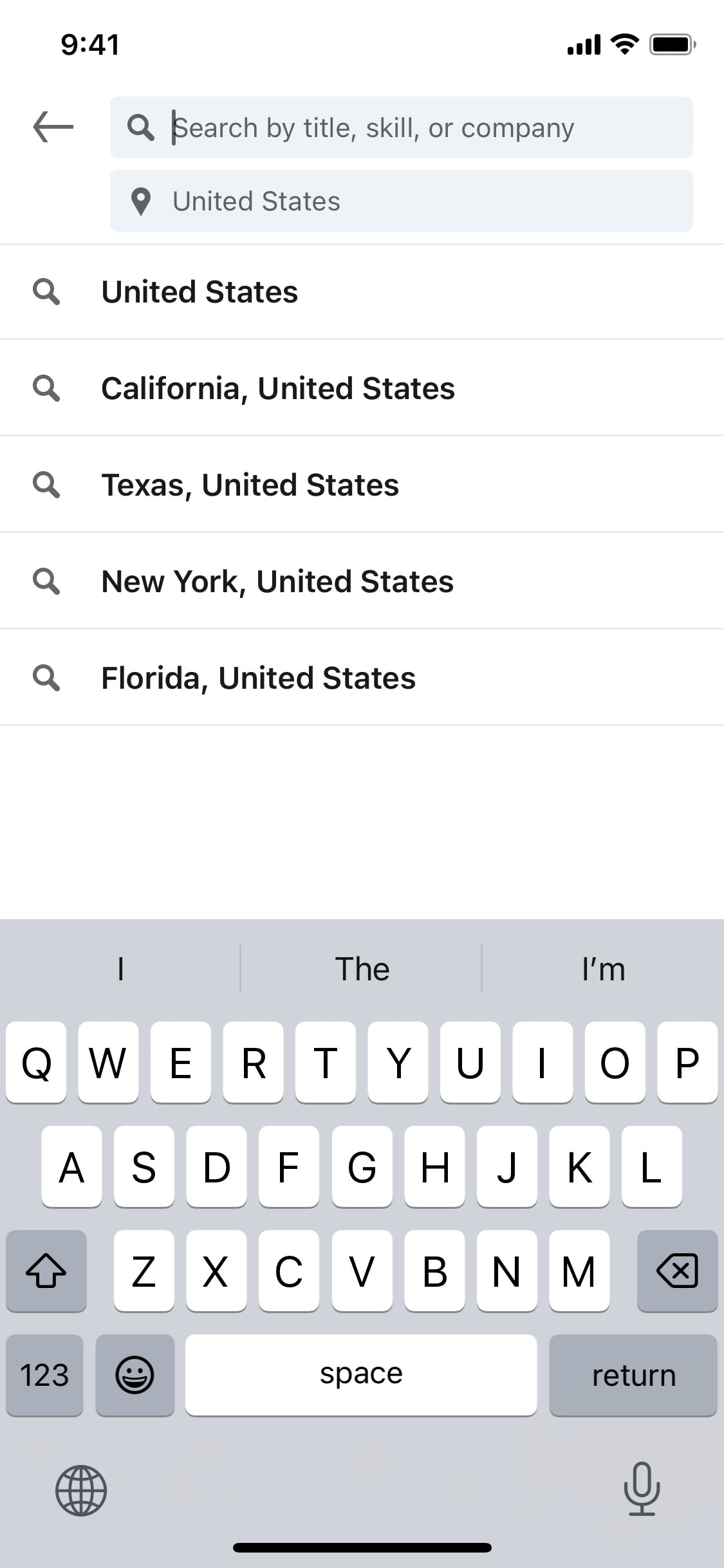 LinkedIn iOS screen 315