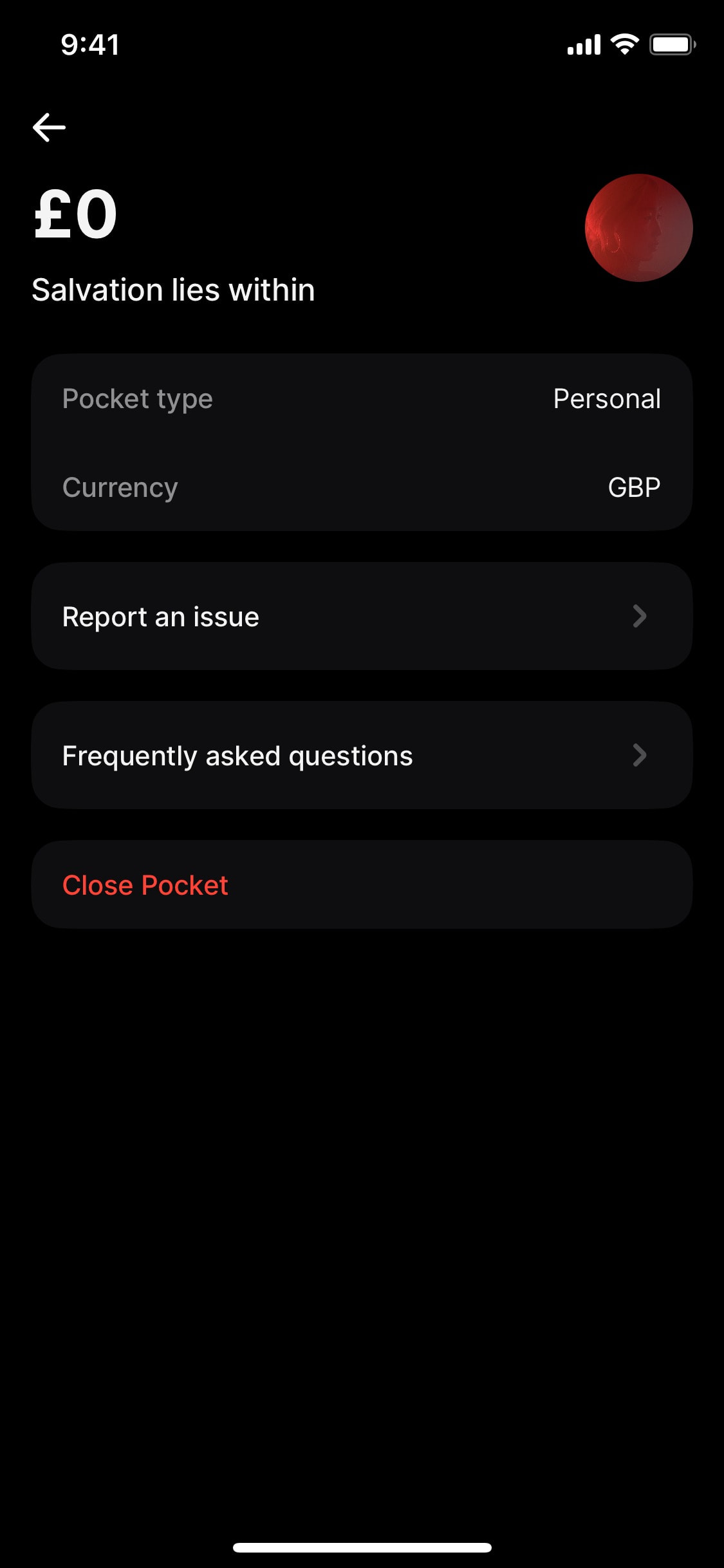 Revolut iOS screen 36