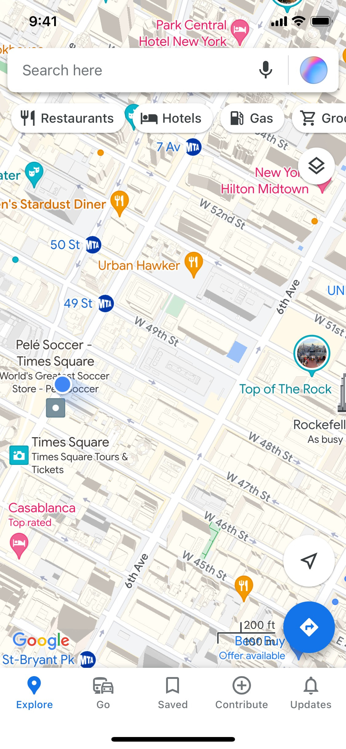 Google Maps iOS screen 81
