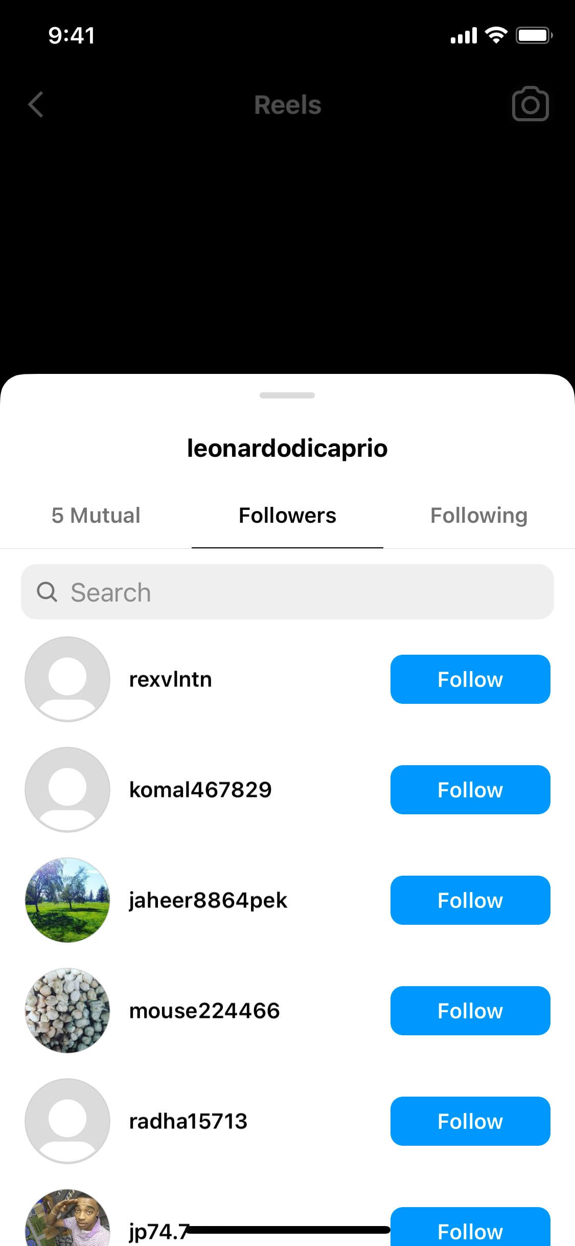 Instagram iOS screen 221