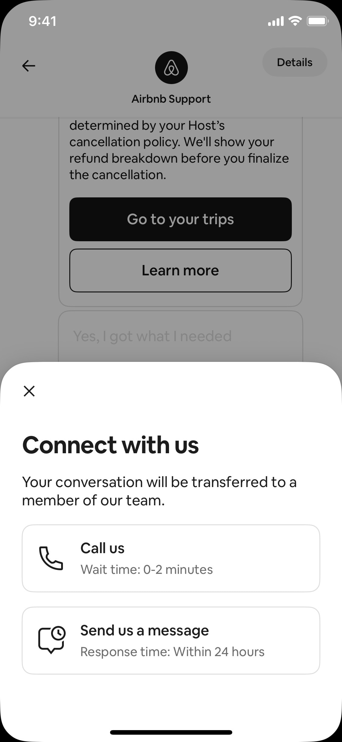 Airbnb iOS screen 367