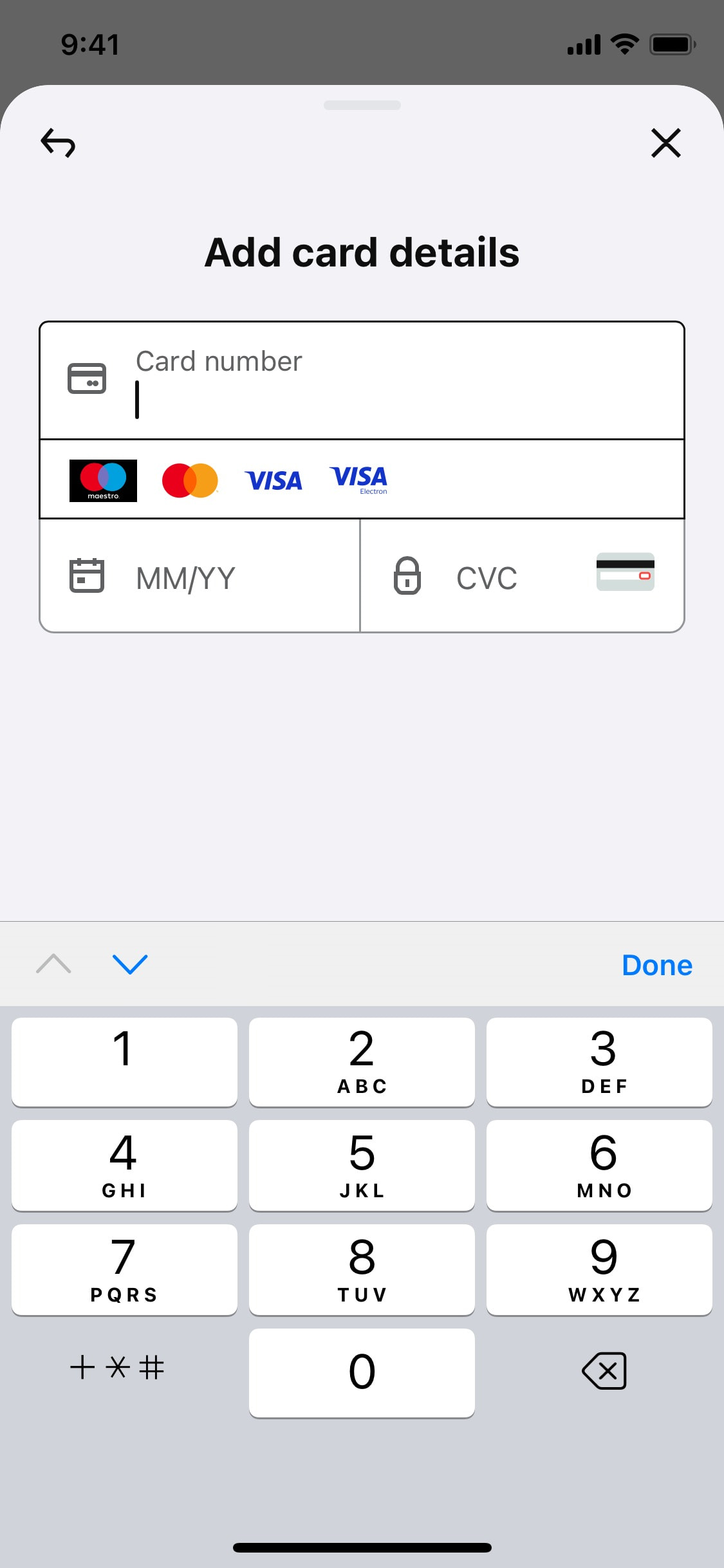 Klarna iOS screen 165