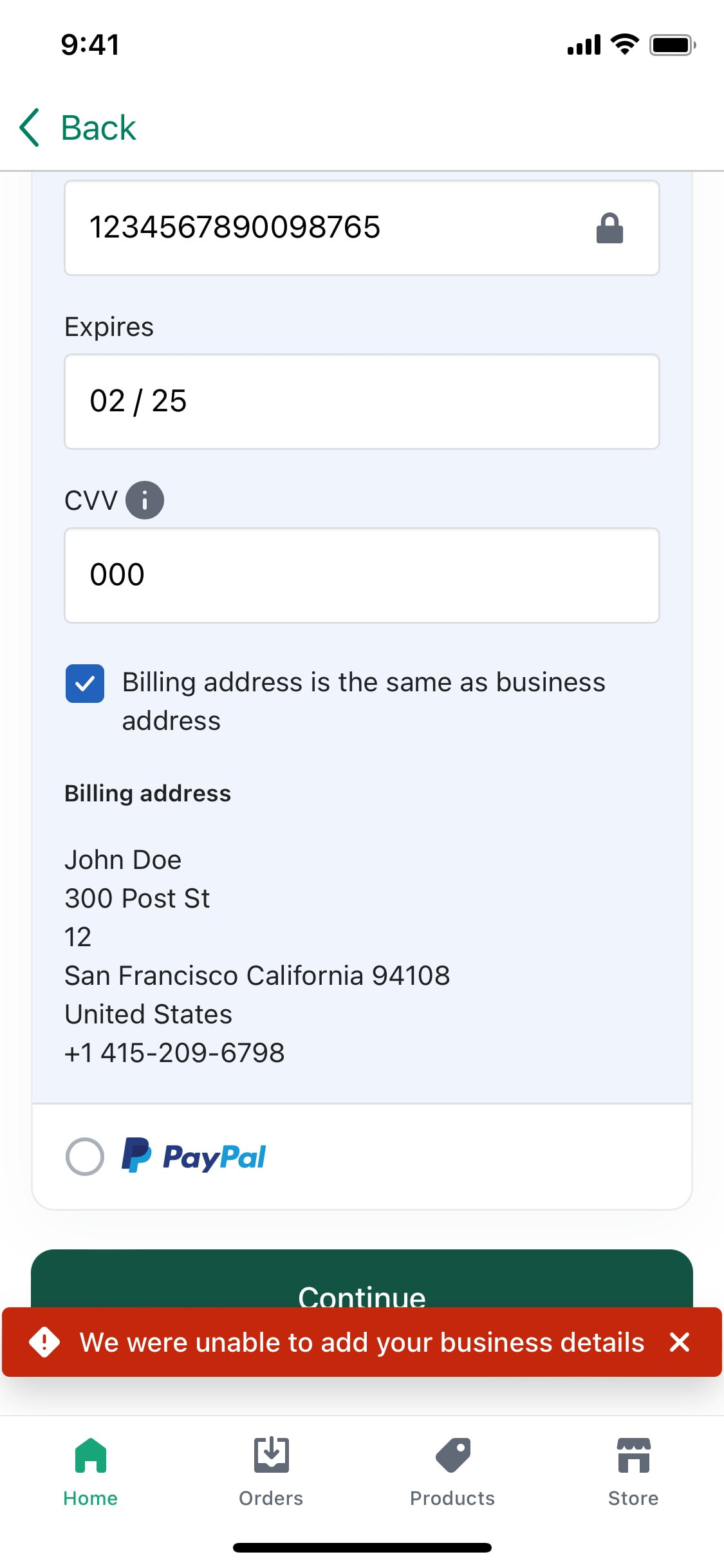 Shopify iOS screen 240