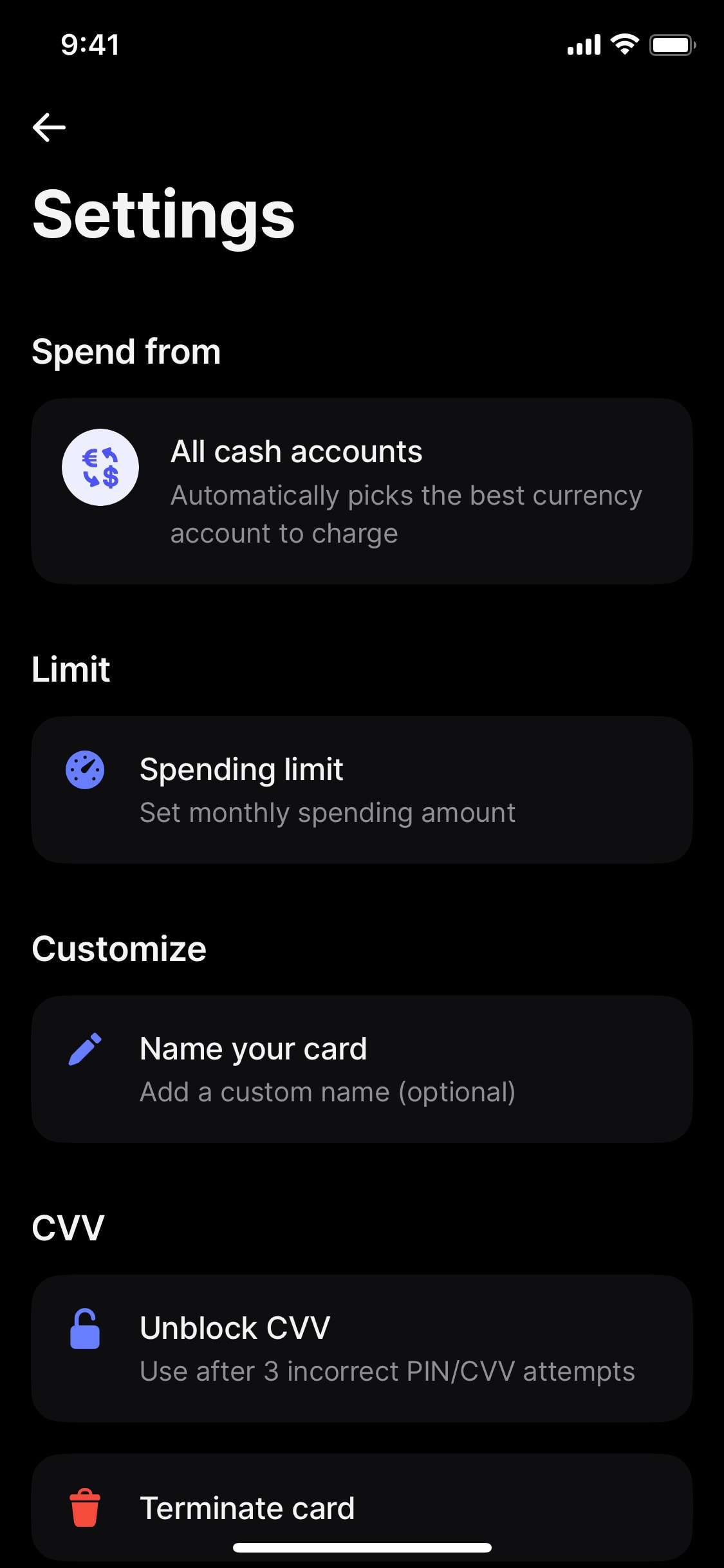 Revolut iOS screen 151