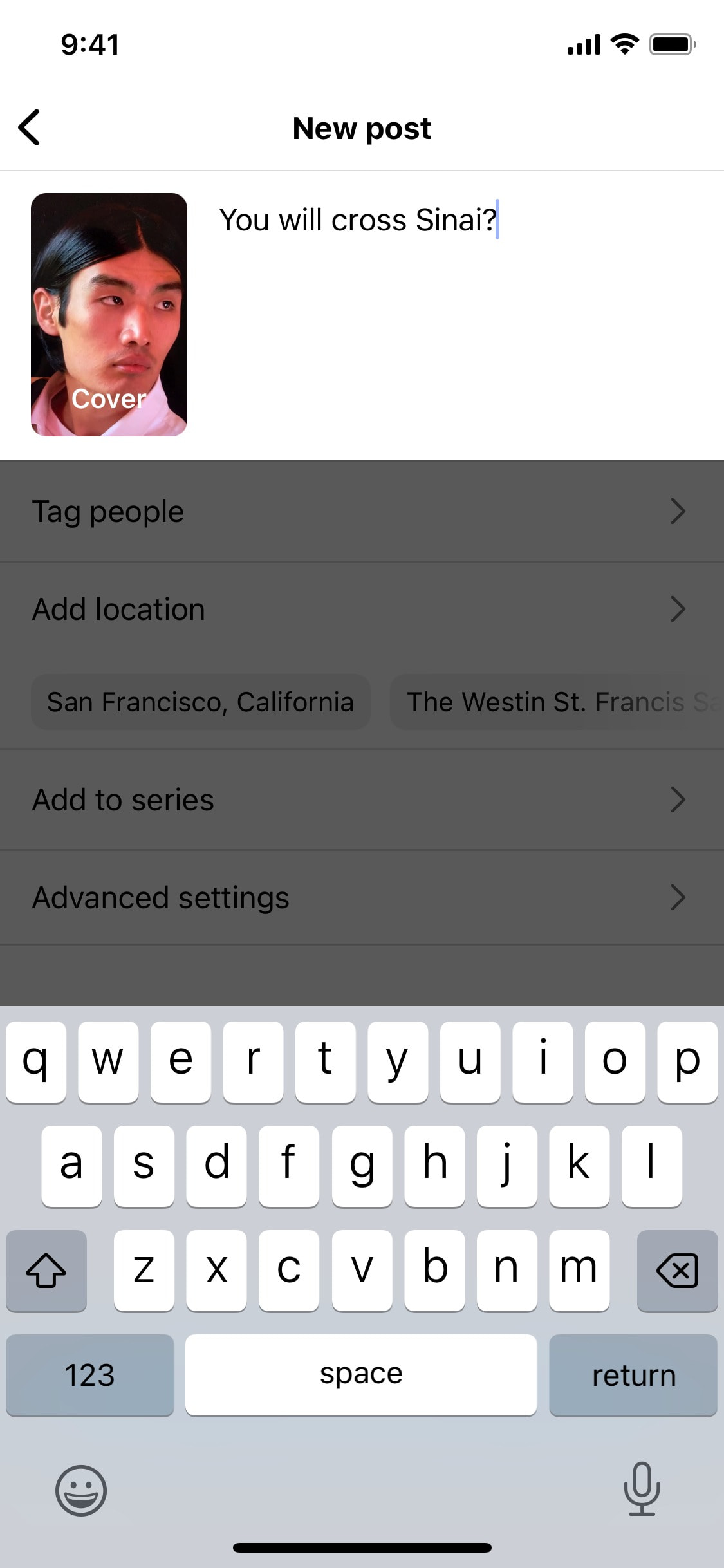 Instagram iOS screen 765