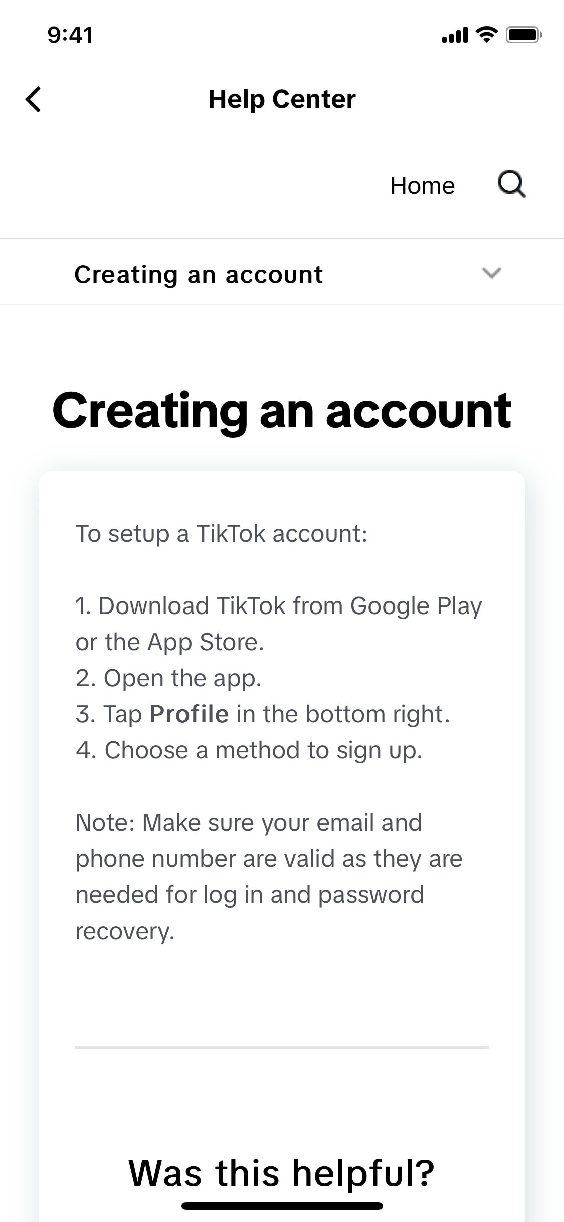TikTok iOS screen 899