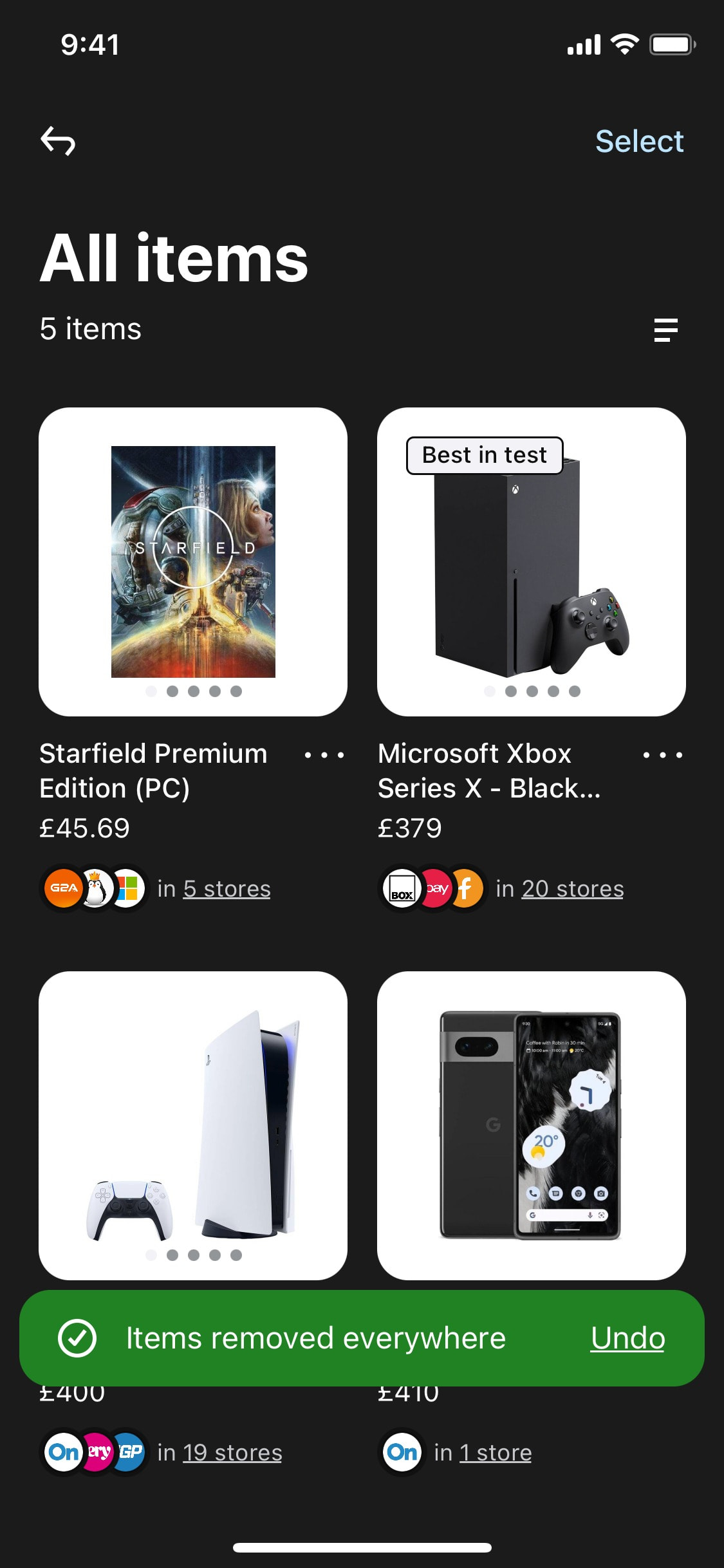 Klarna iOS screen 176