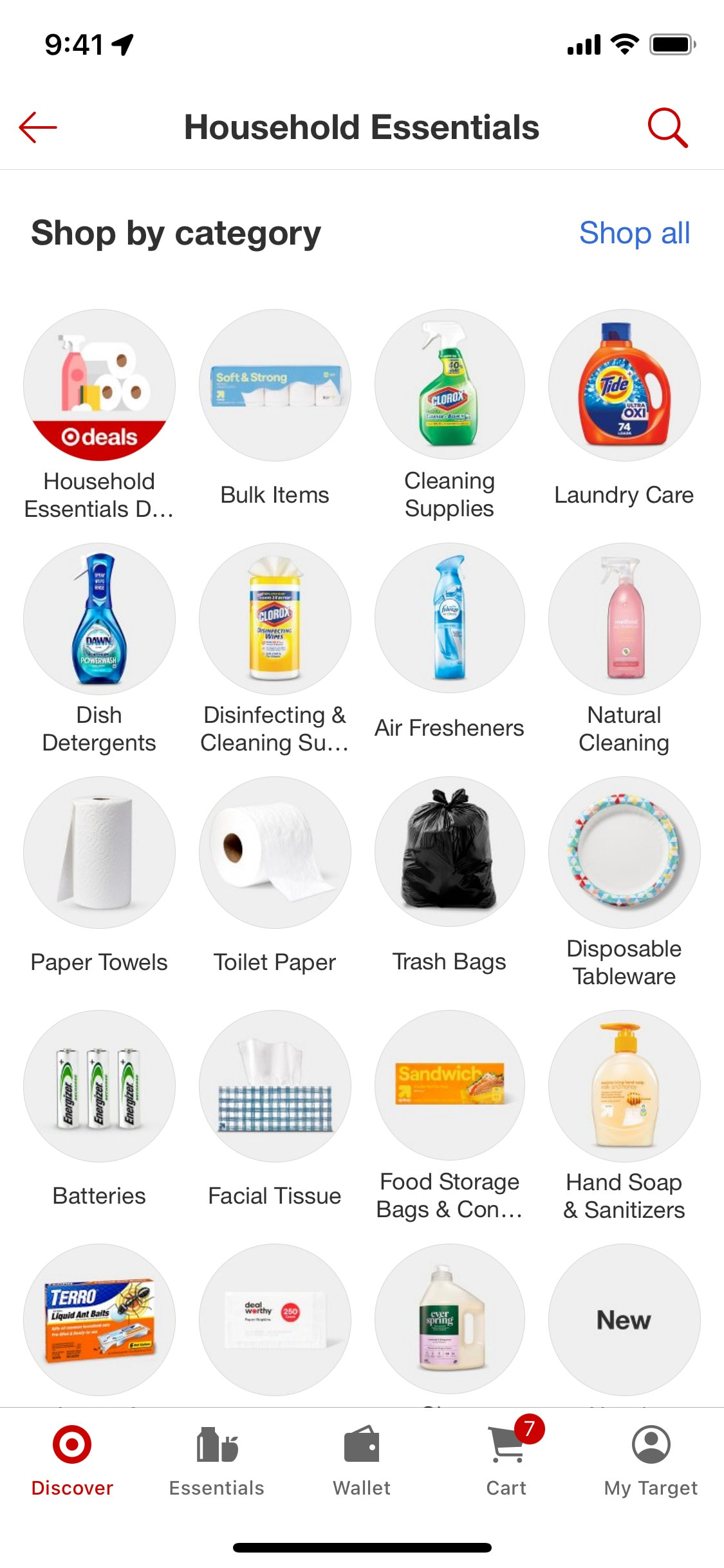 Target iOS screen 134