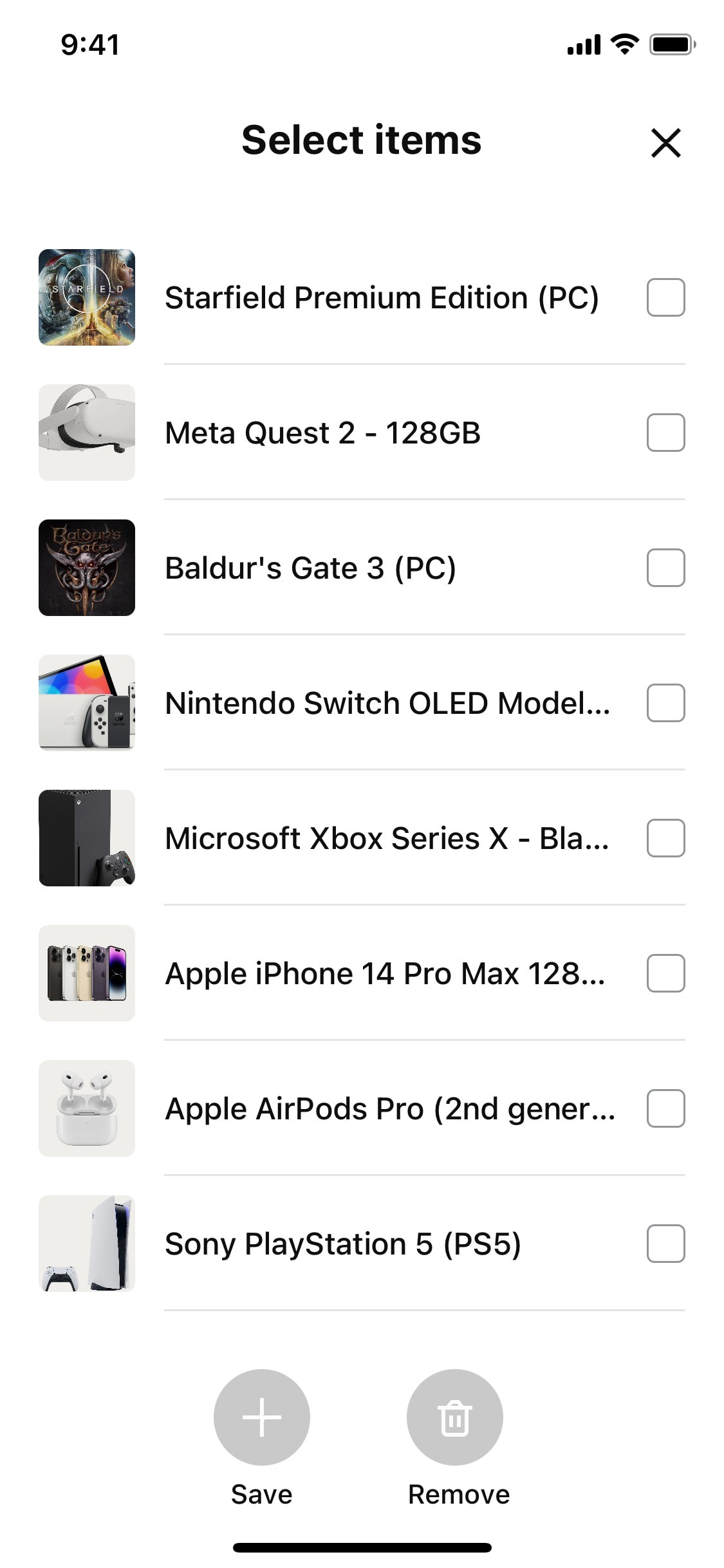Klarna iOS screen 128