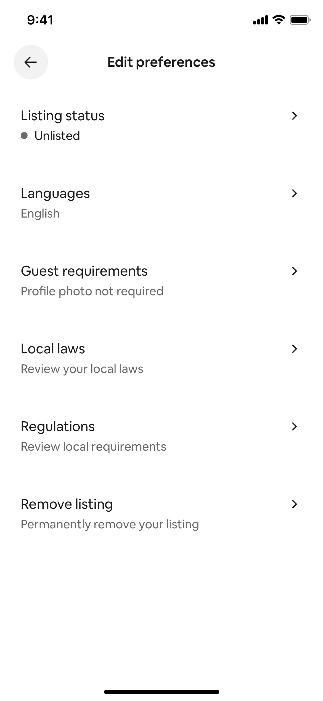 Airbnb iOS screen 396