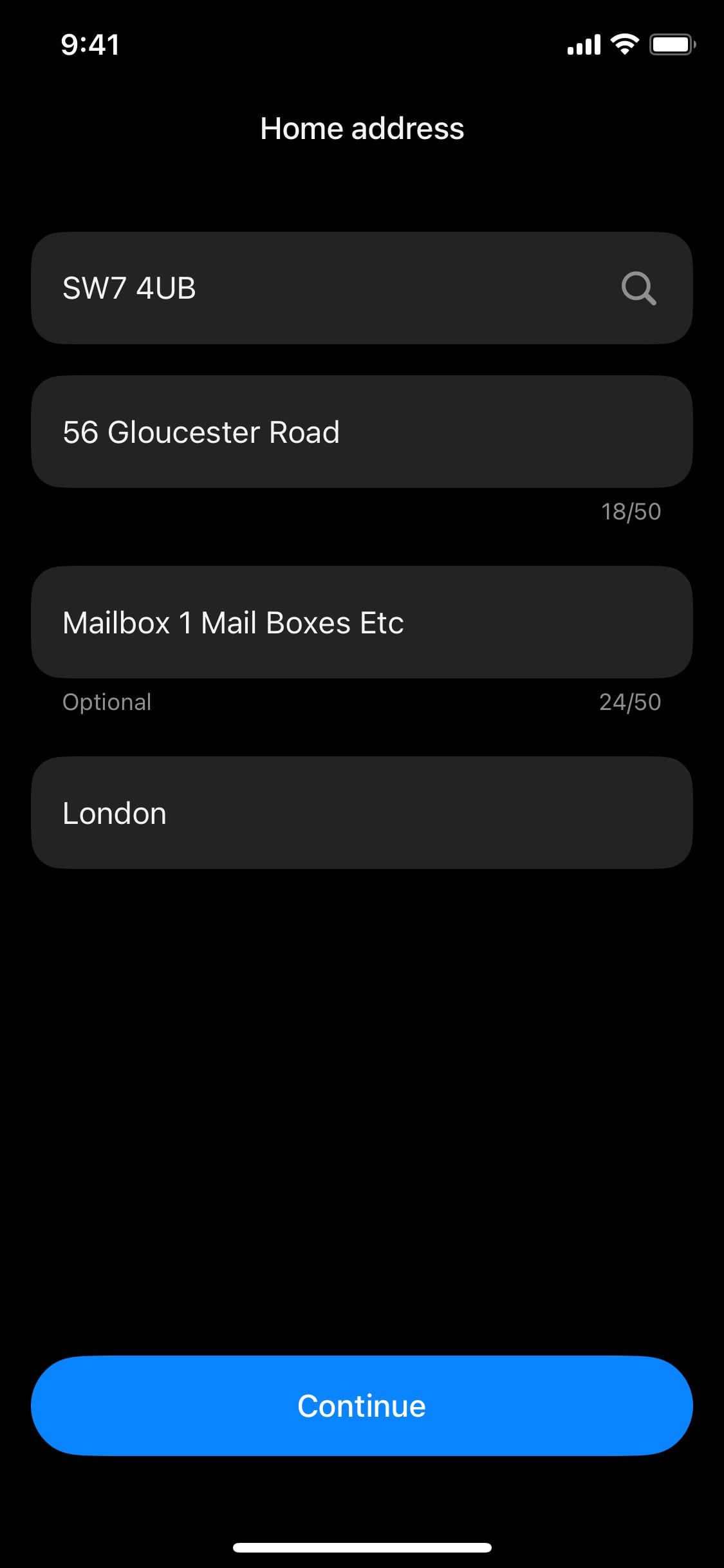 Revolut iOS screen 54