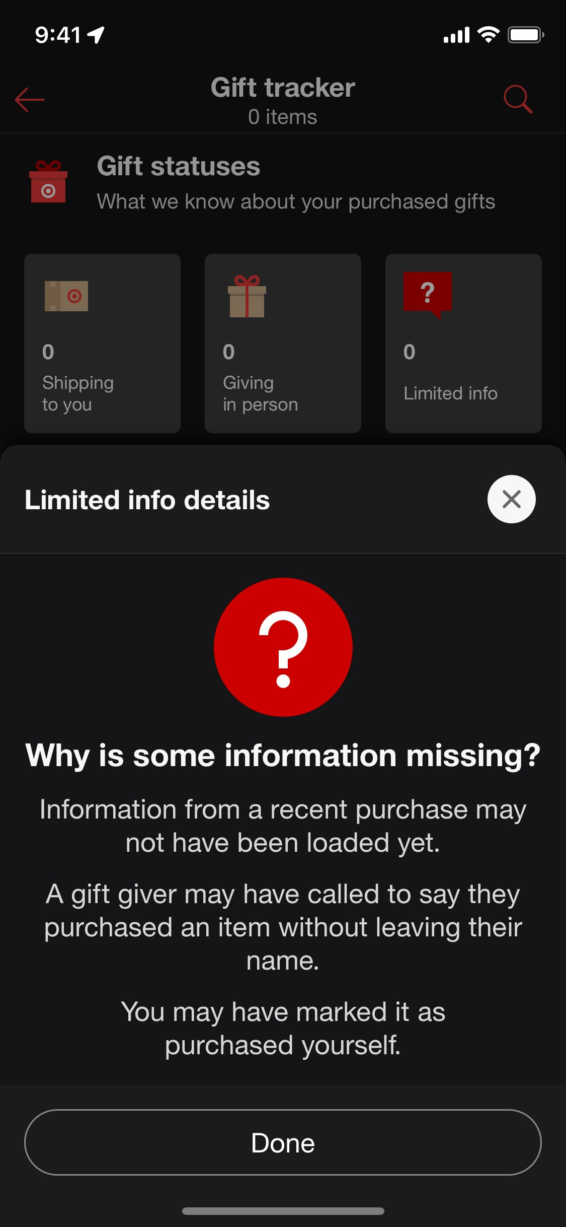 Target iOS screen 377