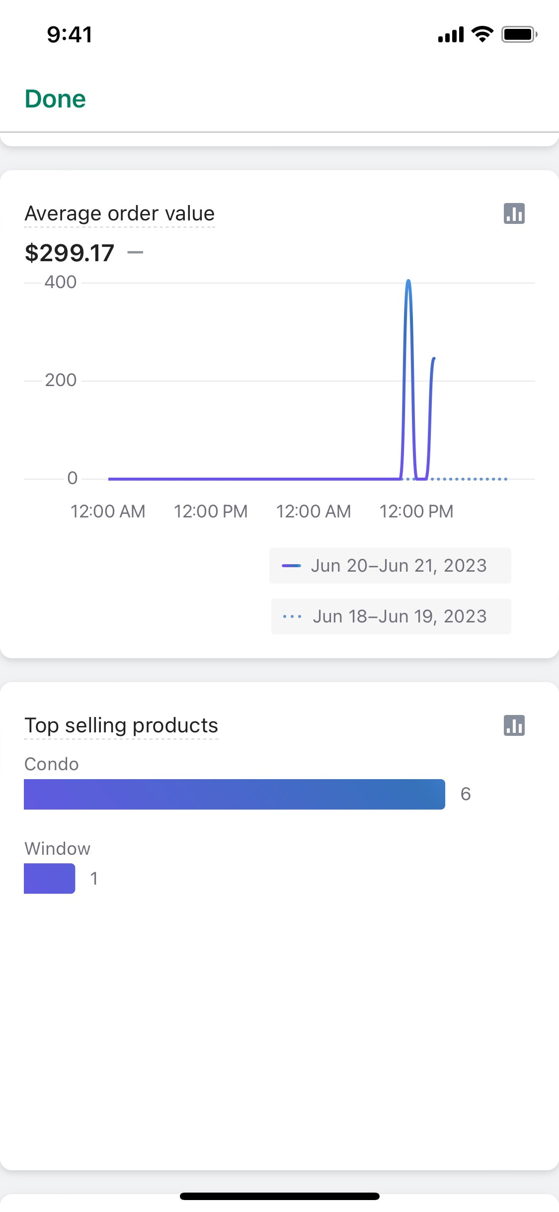 Shopify iOS screen 415