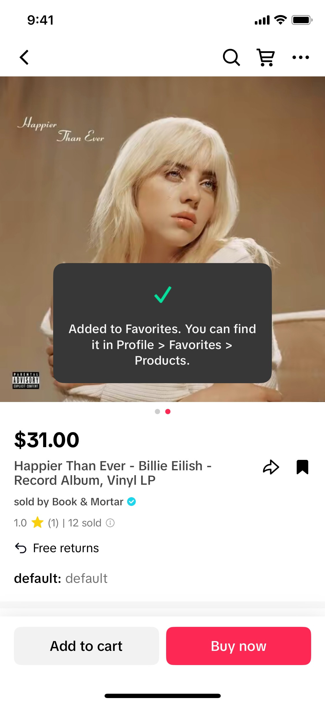 TikTok iOS screen 485